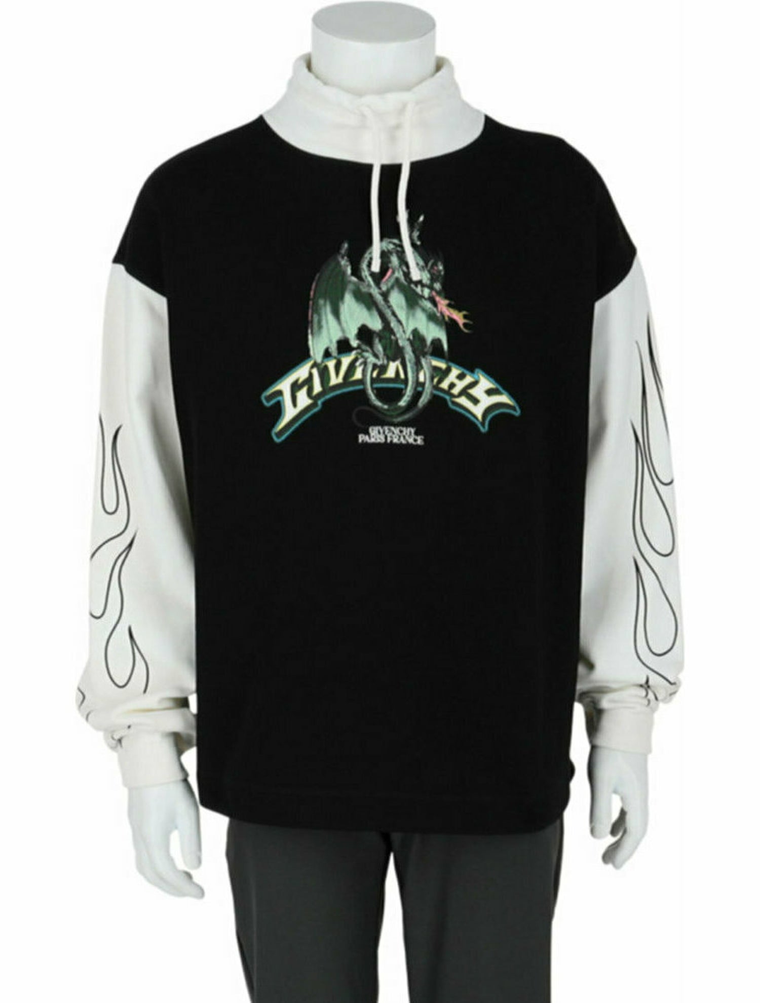 Givenchy Terry Cloth Graphic Print Sweatshirt w/ Tags