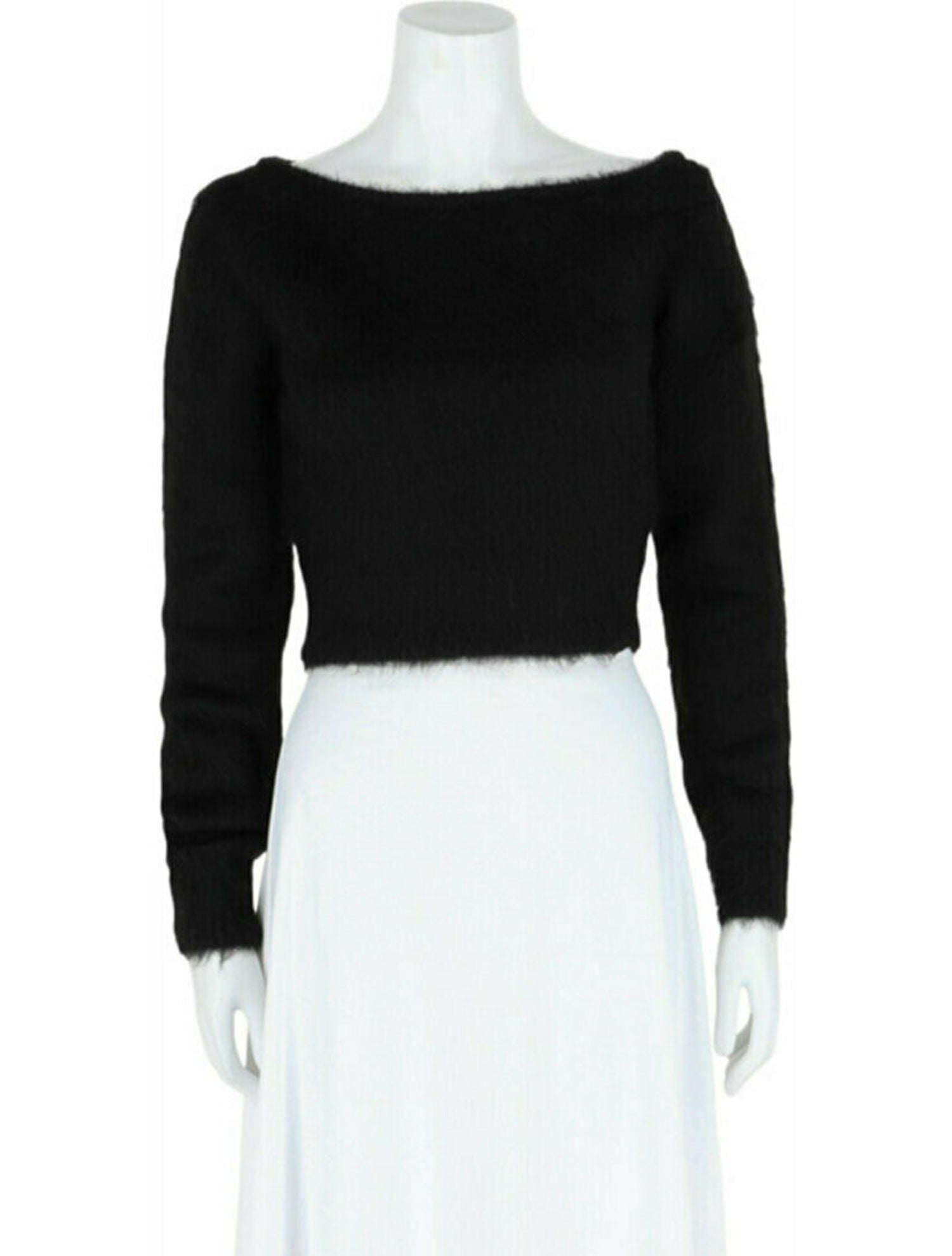 Givenchy Solid Cropped Sweater w/ Tags