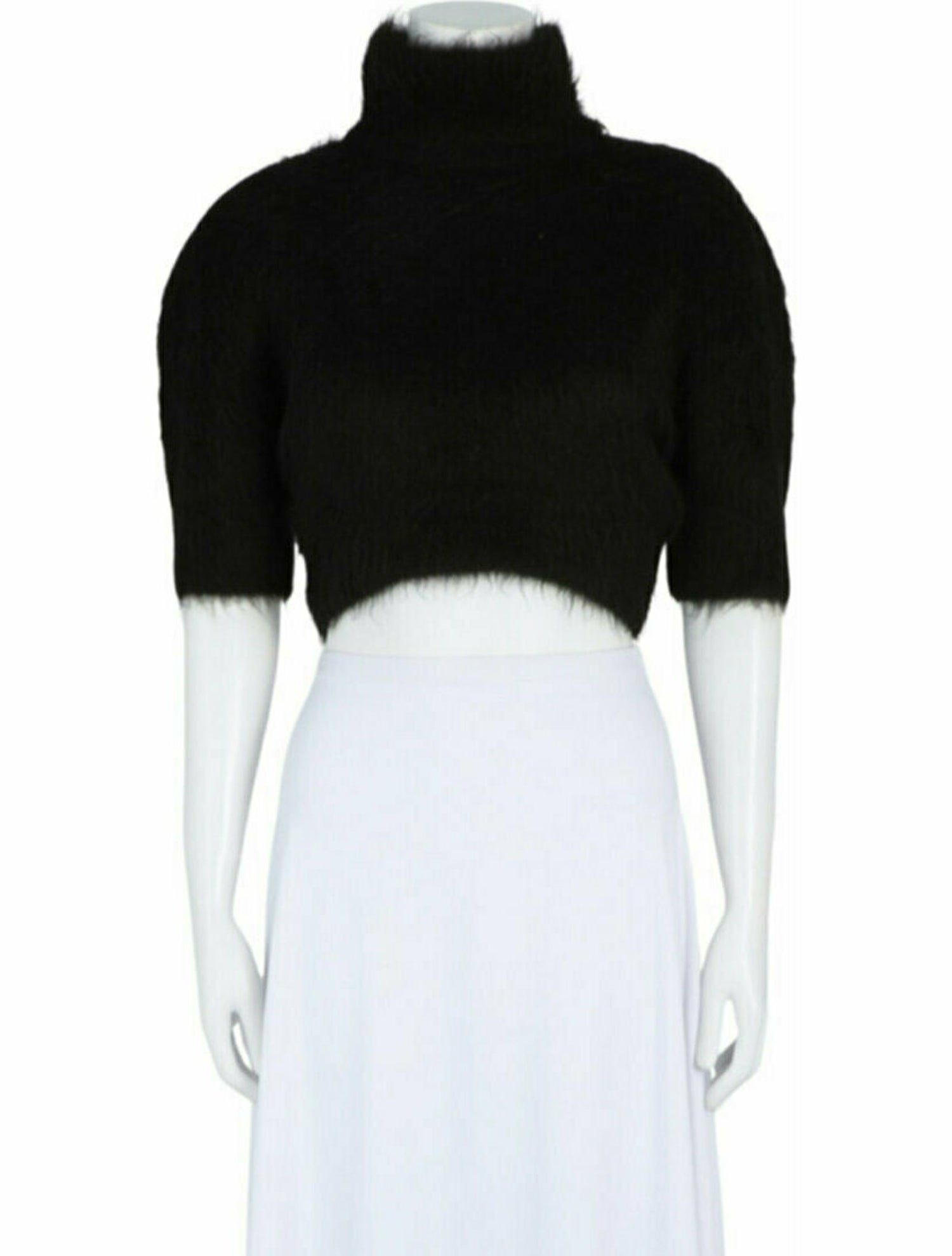 Givenchy Solid Cropped Sweater w/ Tags