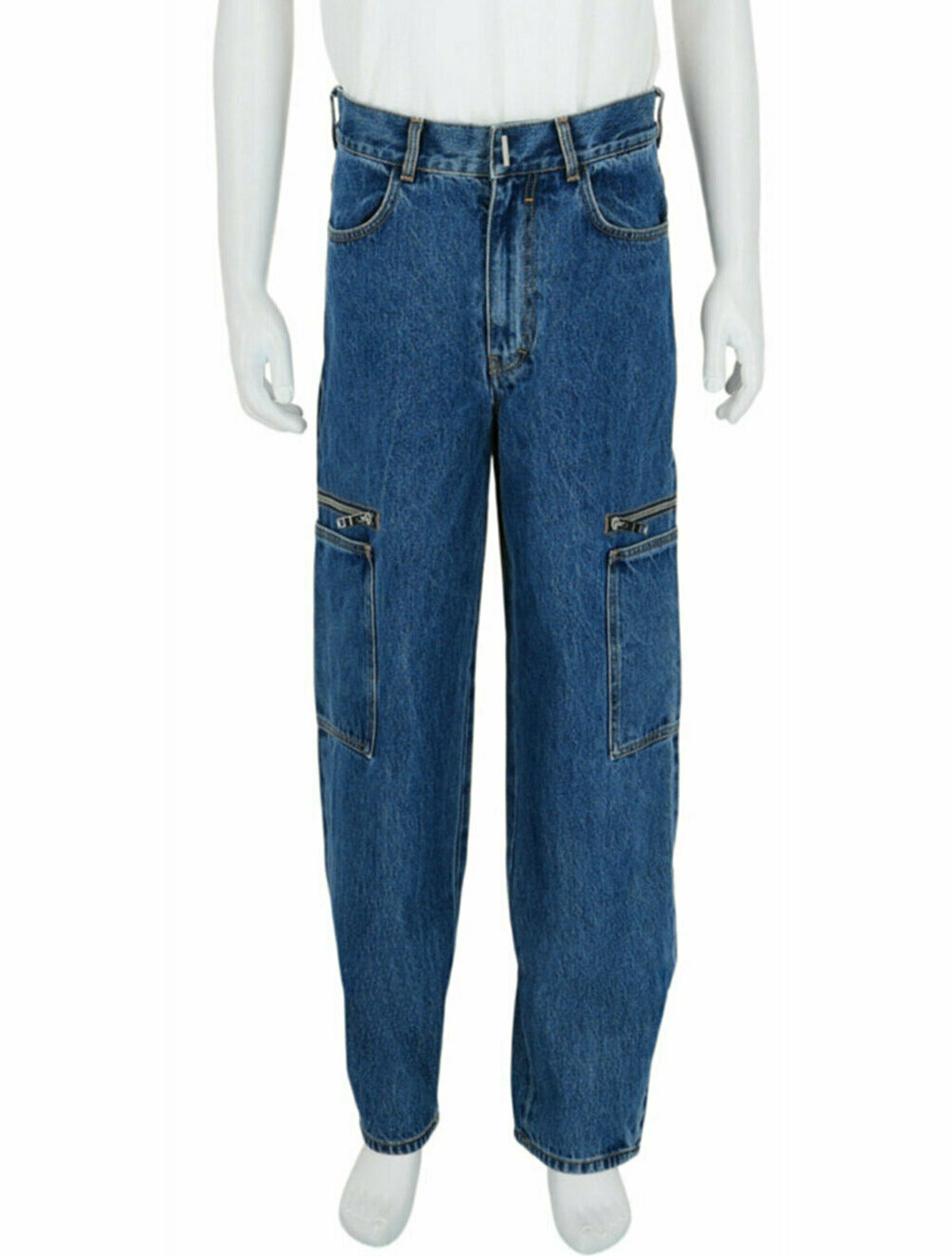 Givenchy Solid Straight-leg Jeans w/ Tags