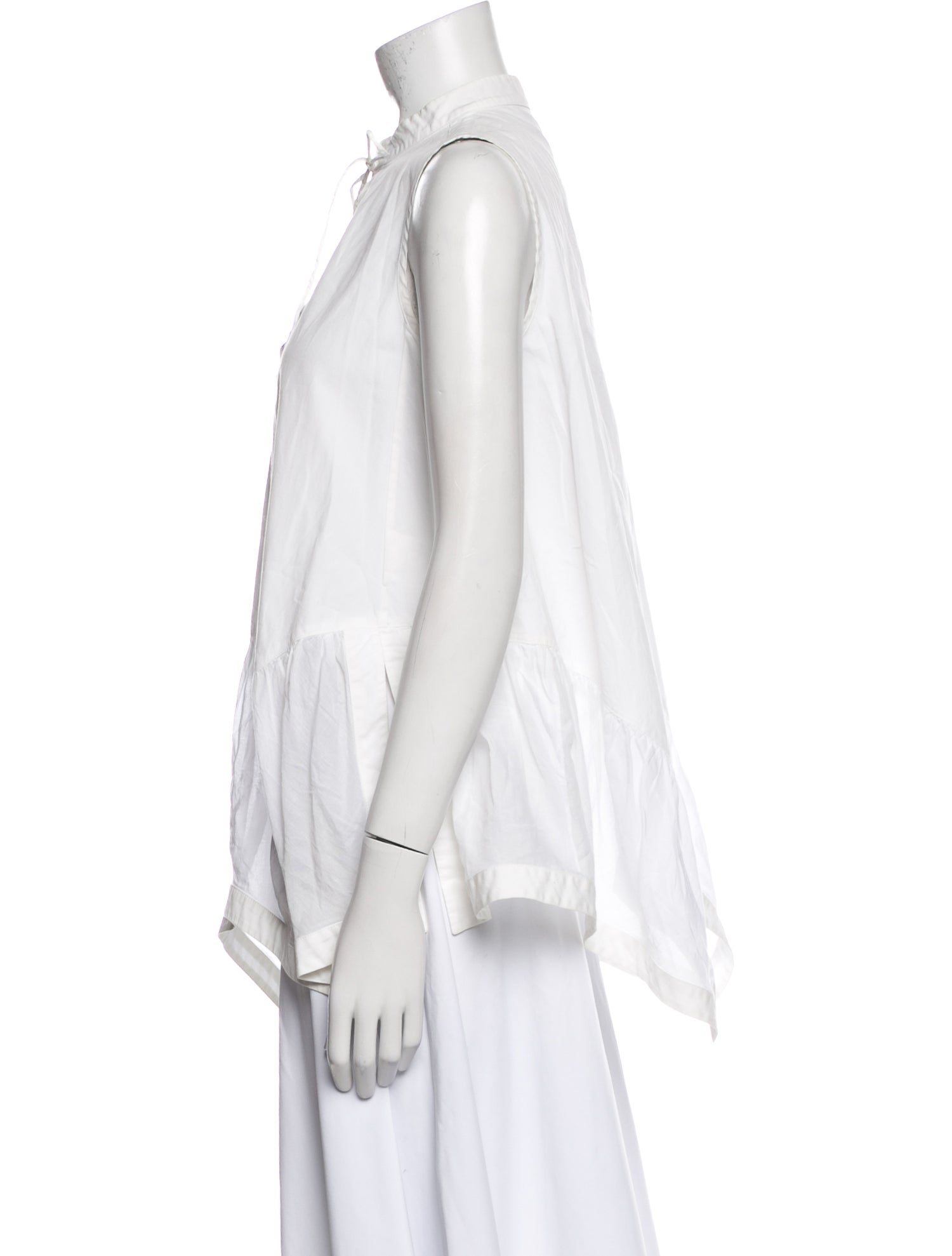 Givenchy V-Neck Sleeveless Blouse