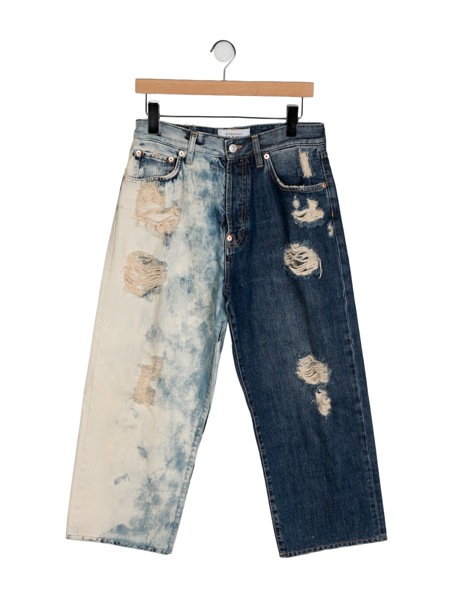Givenchy High-Rise Wide Leg Jeans