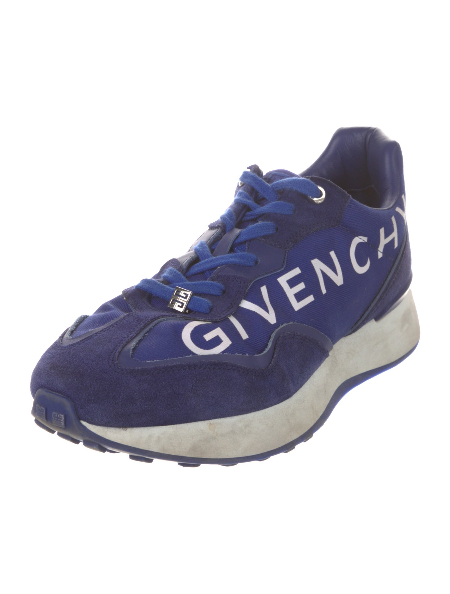 Givenchy Suede Graphic Print Sneakers