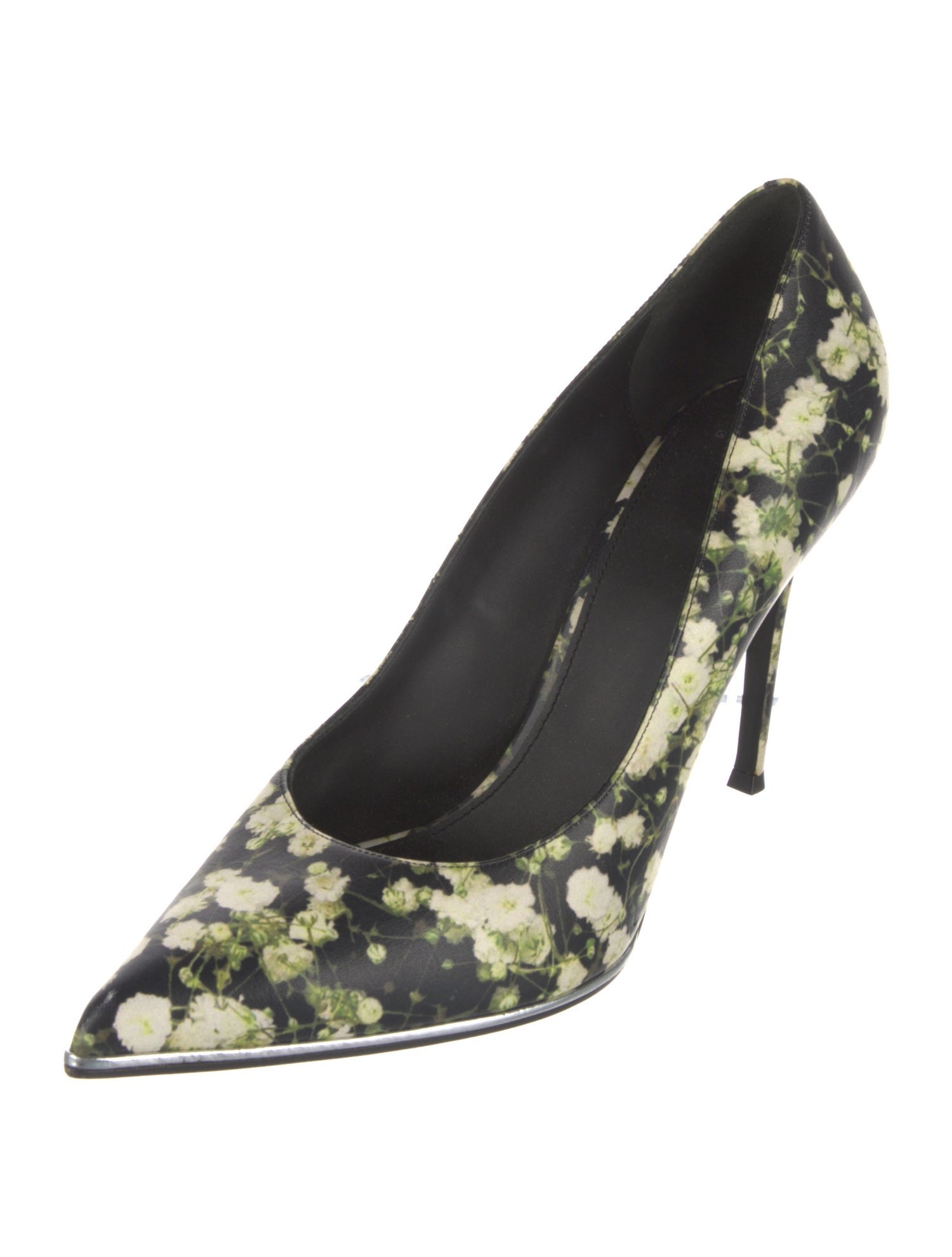 Givenchy Leather Floral Print Pumps