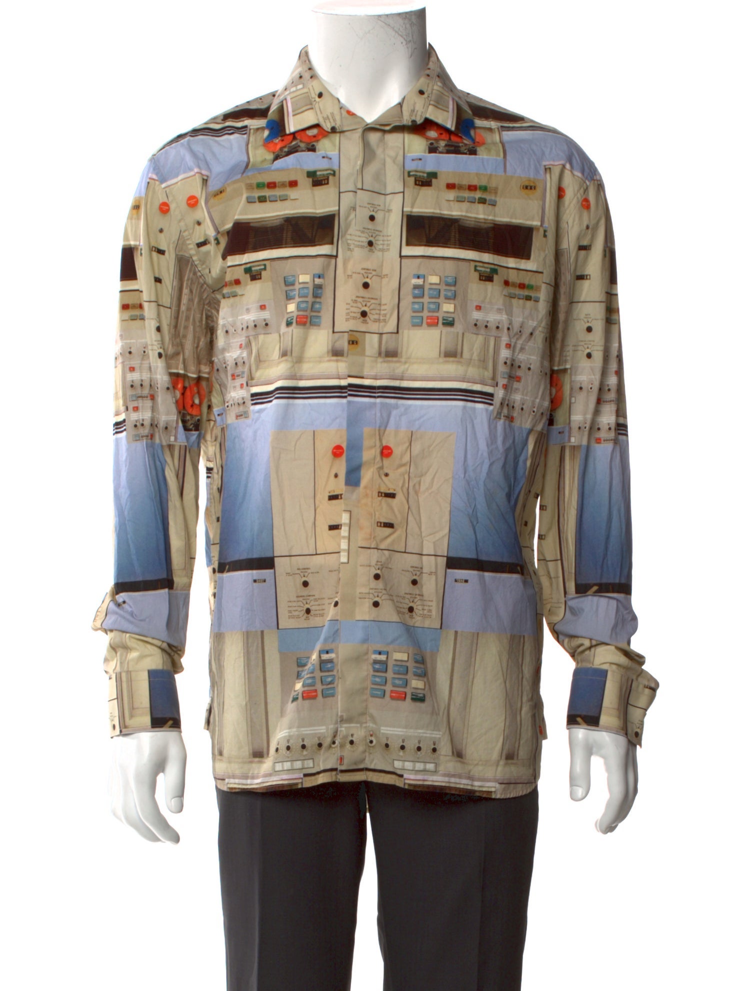 Givenchy Printed Long Sleeve Shirt