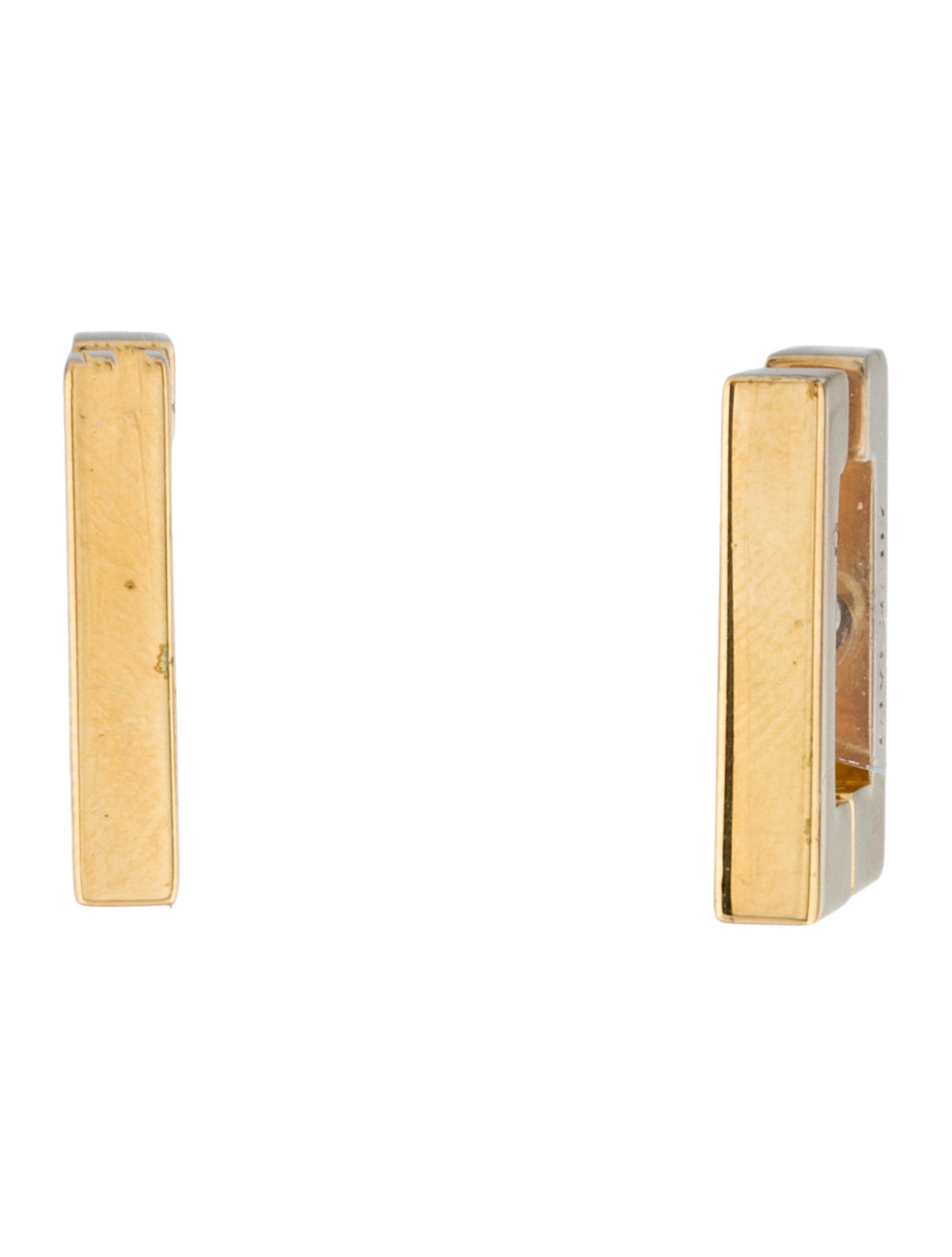 Givenchy Square Huggie Earrings