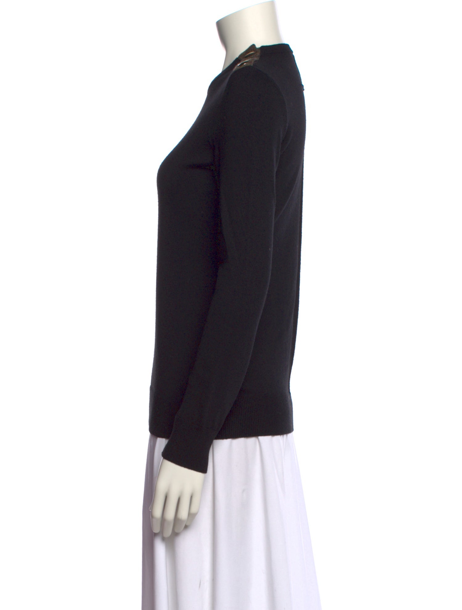 Givenchy Wool Mock Neck Sweatshirt