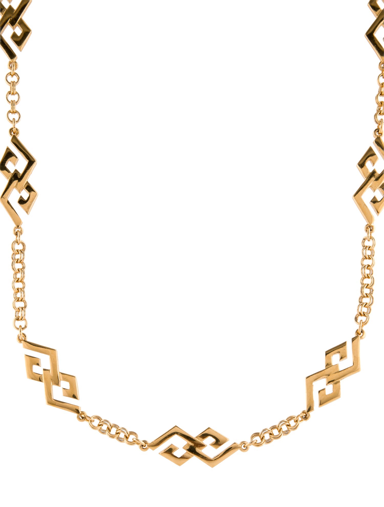 Givenchy Vintage Interlocking G Chain Necklace