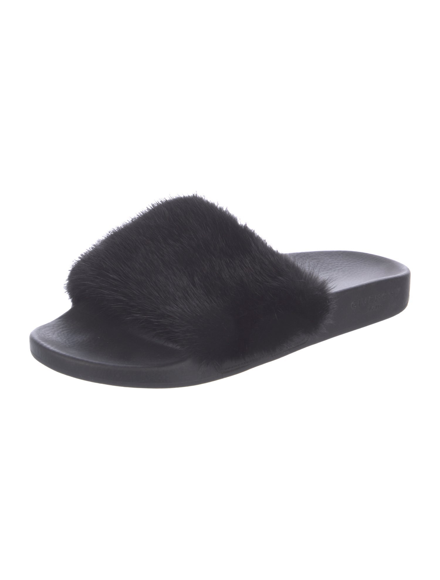 Givenchy Shearling Slides