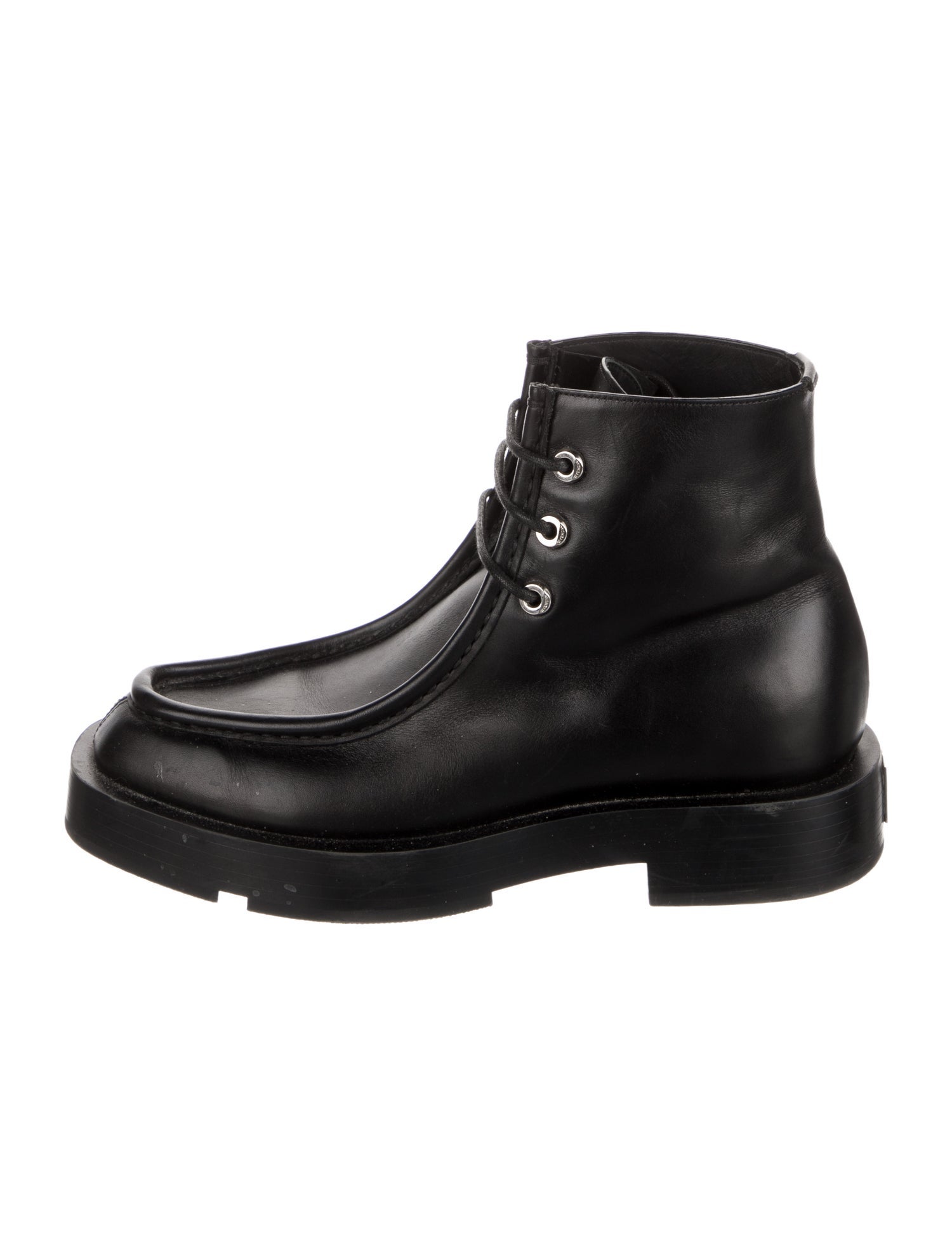 Givenchy Leather Lace-Up Boots
