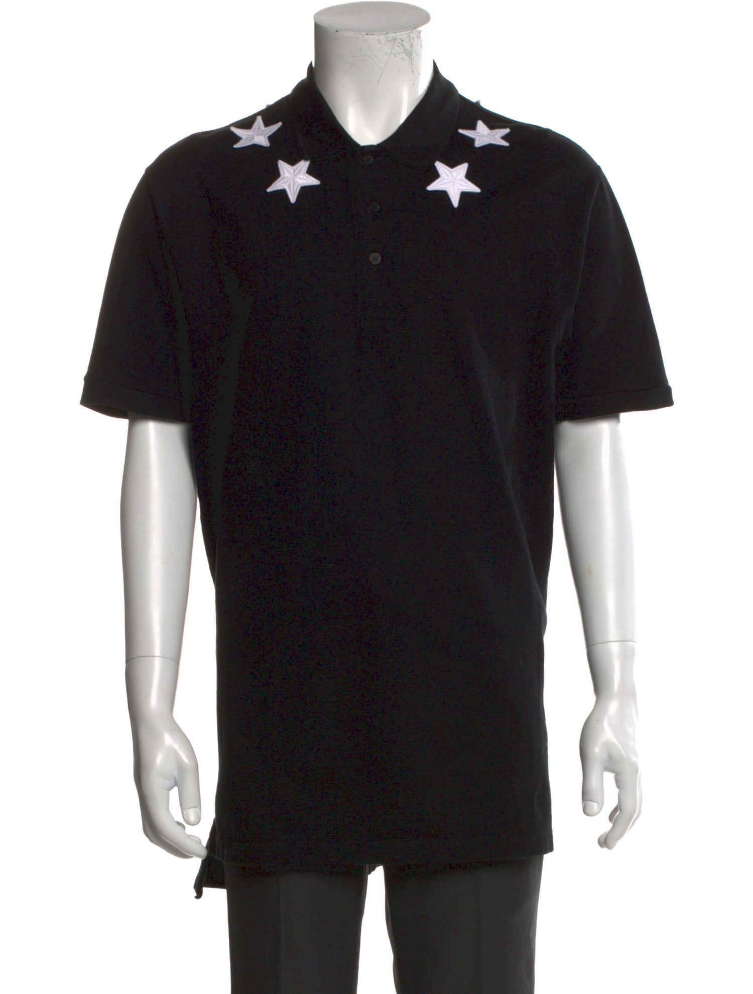 Givenchy Graphic Print Collar Polo Shirt