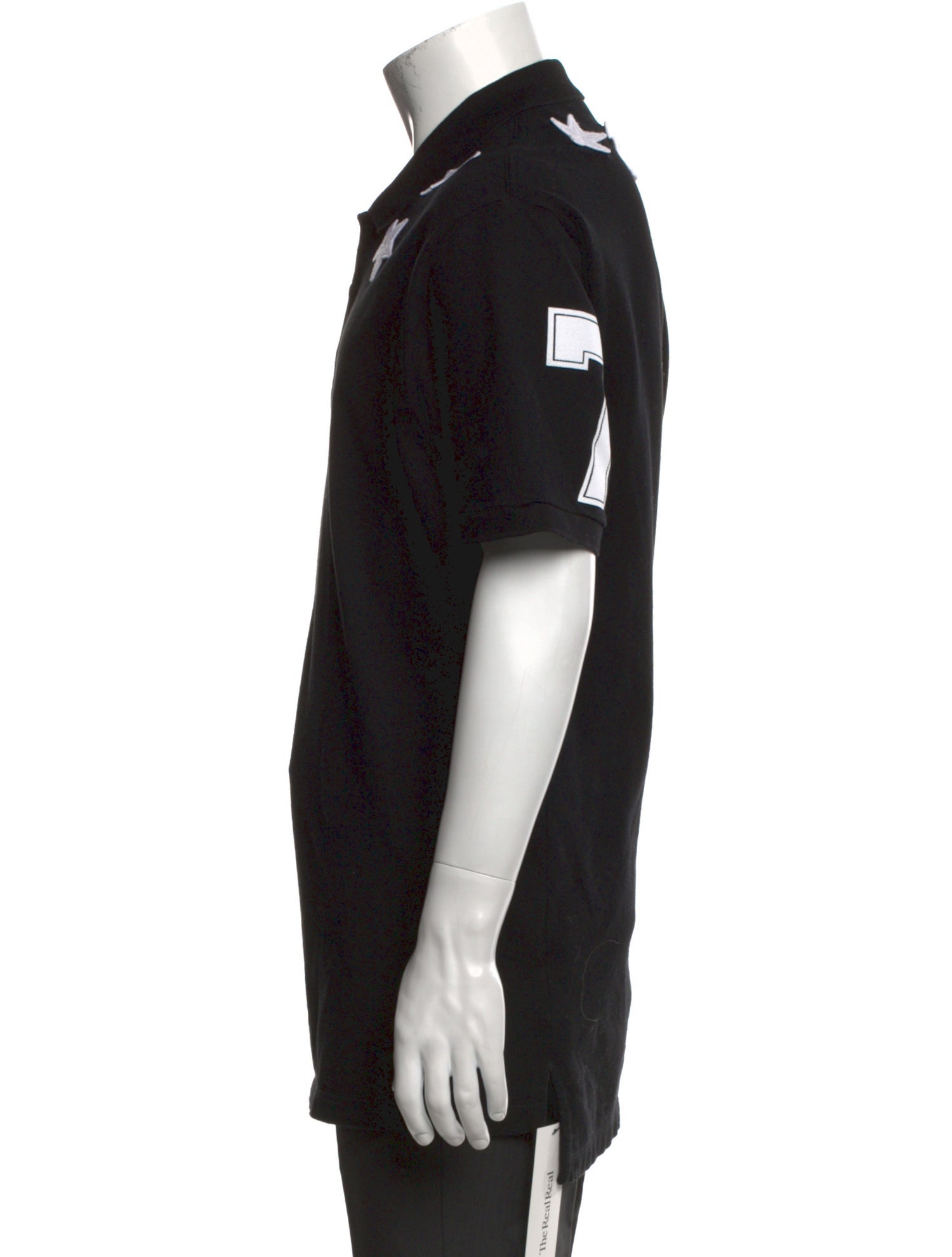 Givenchy Graphic Print Collar Polo Shirt