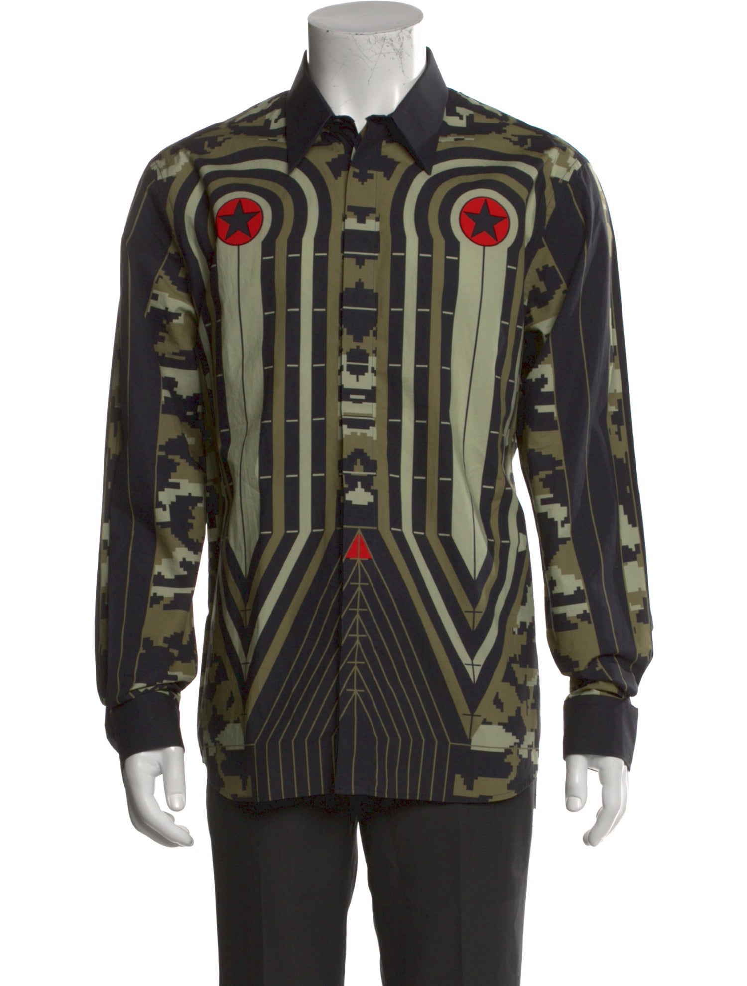 Givenchy Printed Long Sleeve Shirt