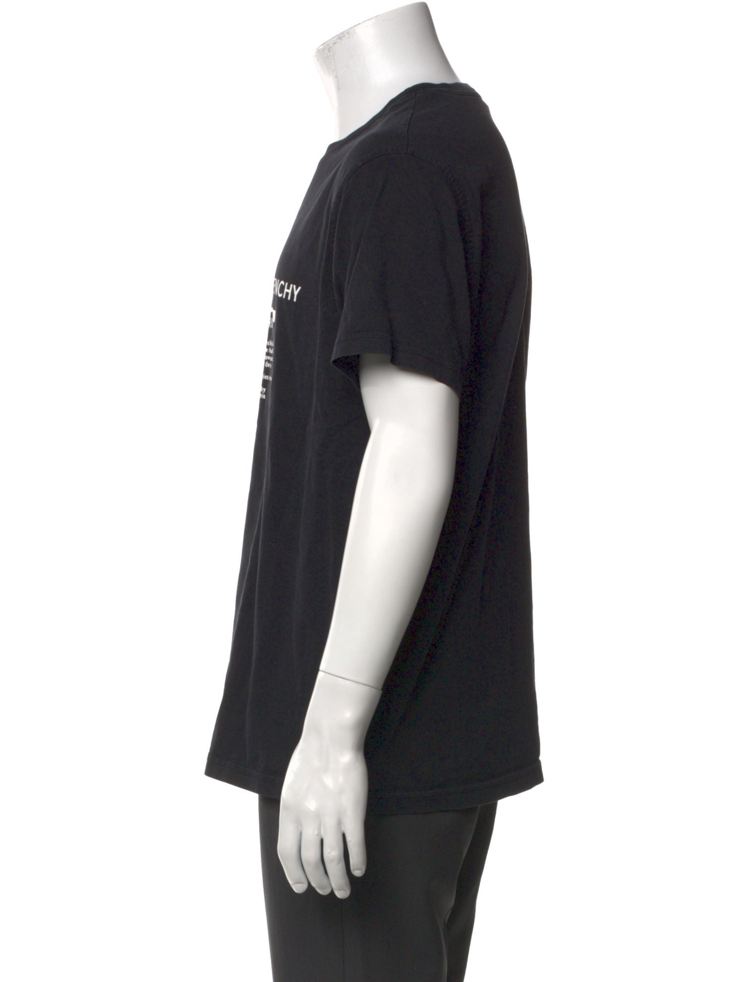 Givenchy Graphic Print Short Sleeve Denim Shirt