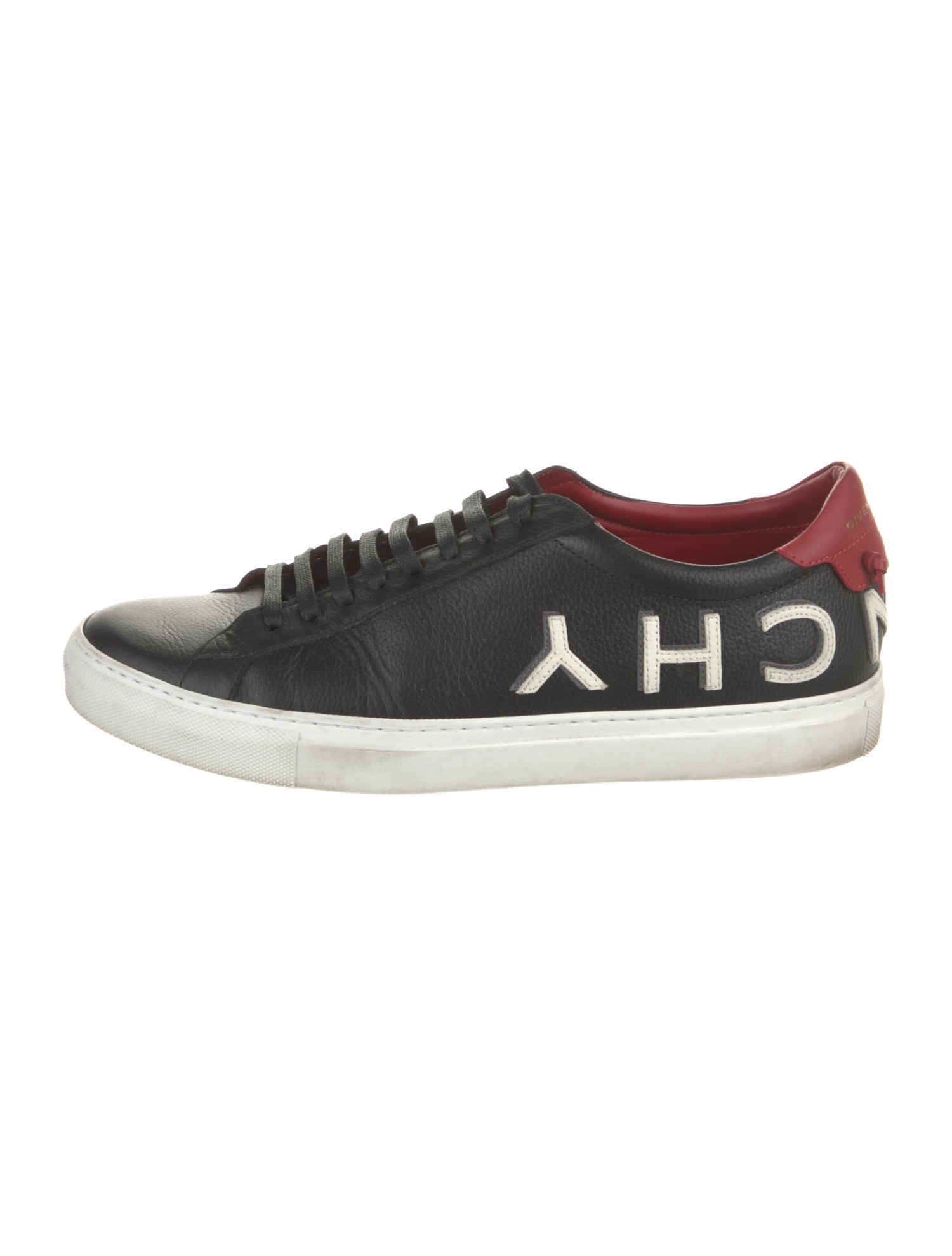 Givenchy Leather Graphic Print Sneakers