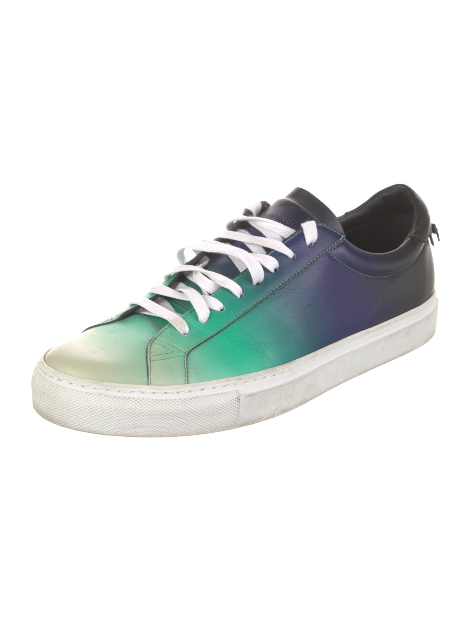 Givenchy Leather Colorblock Pattern Sneakers