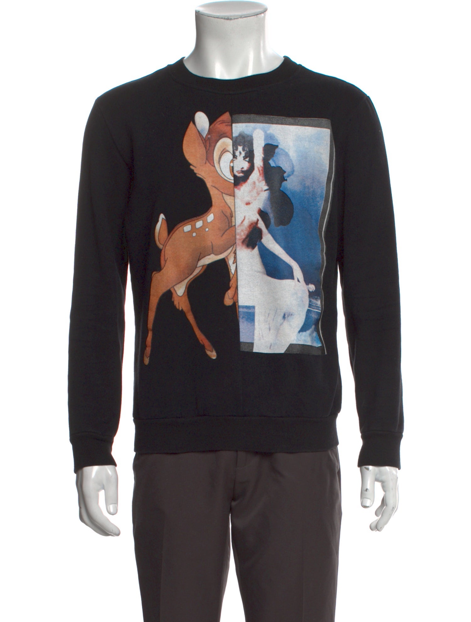 Givenchy Graphic Print Crew Neck Pullover
