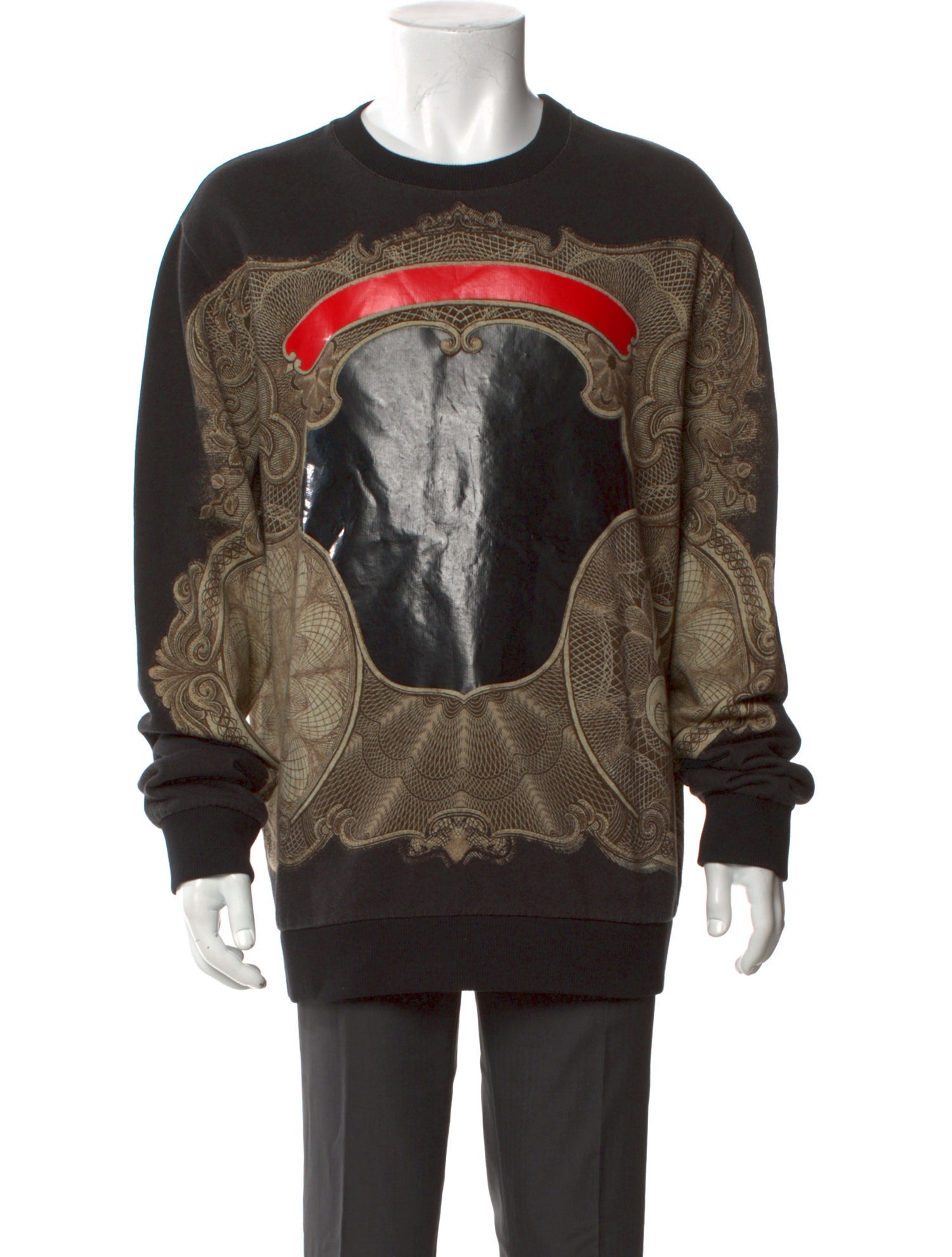 Givenchy Graphic Print Crew Neck Pullover