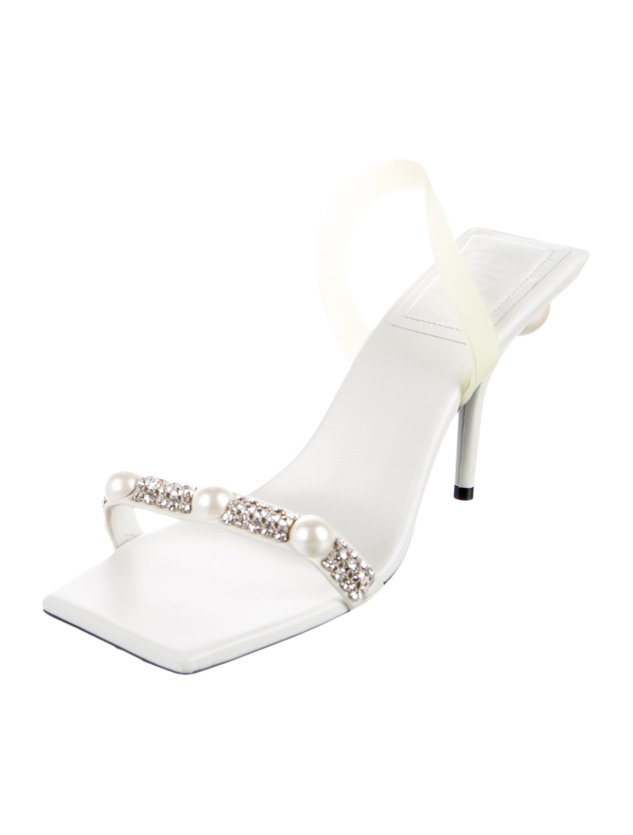 Givenchy Leather Slingback Sandals