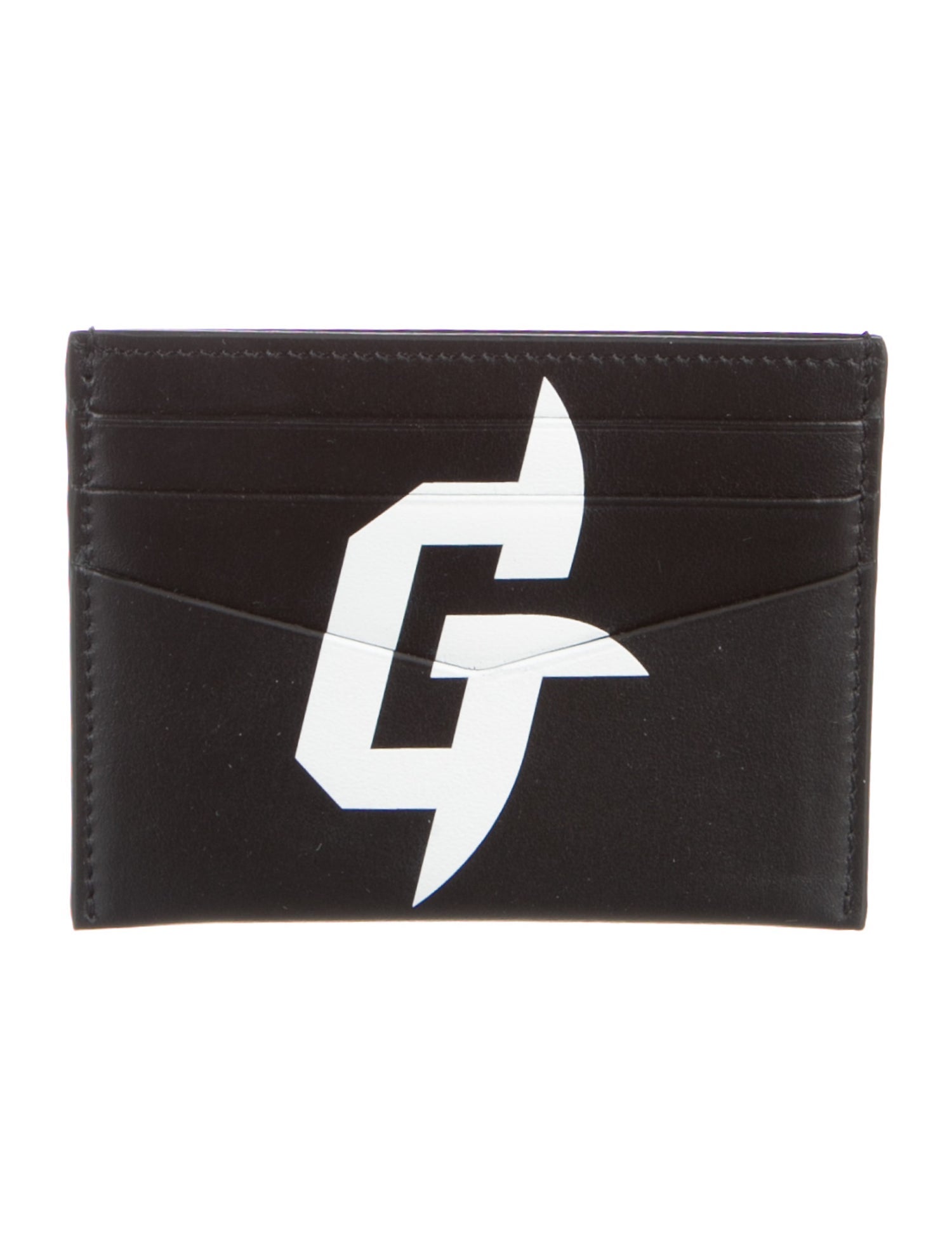 Givenchy Leather Graphic Print Card Holder