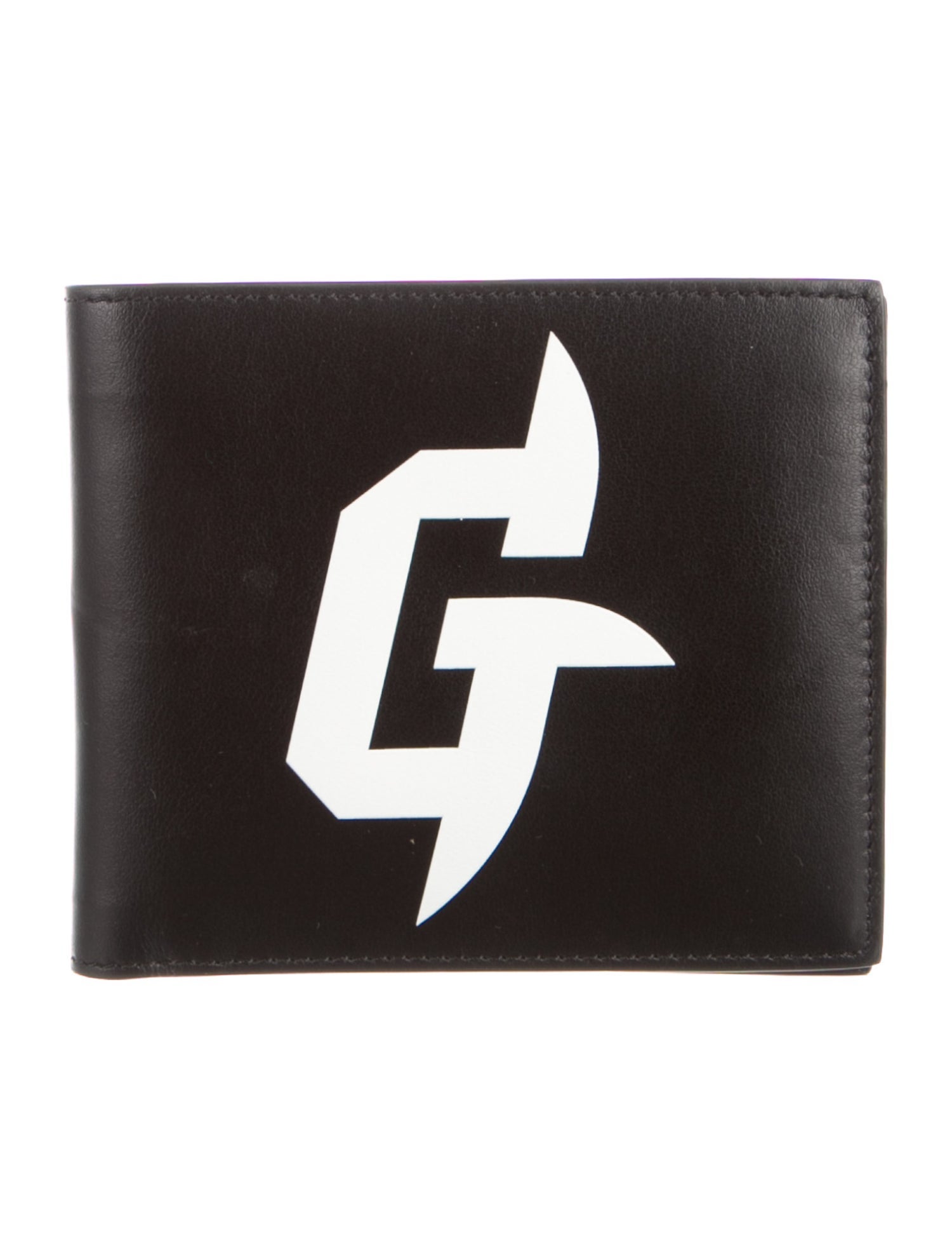 Givenchy Leather Graphic Print Bifold Wallet