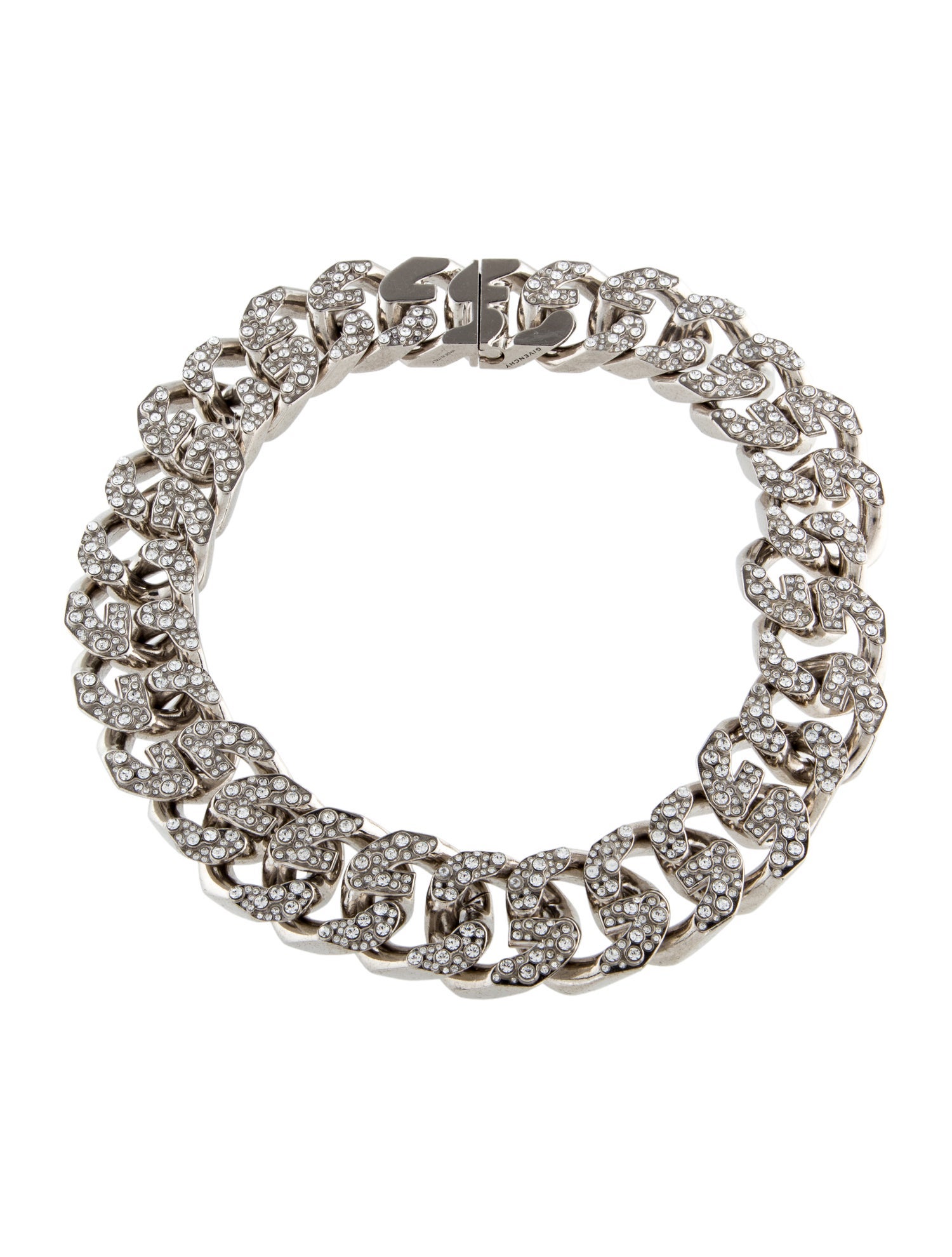 Givenchy Crystal G-Chain Necklace