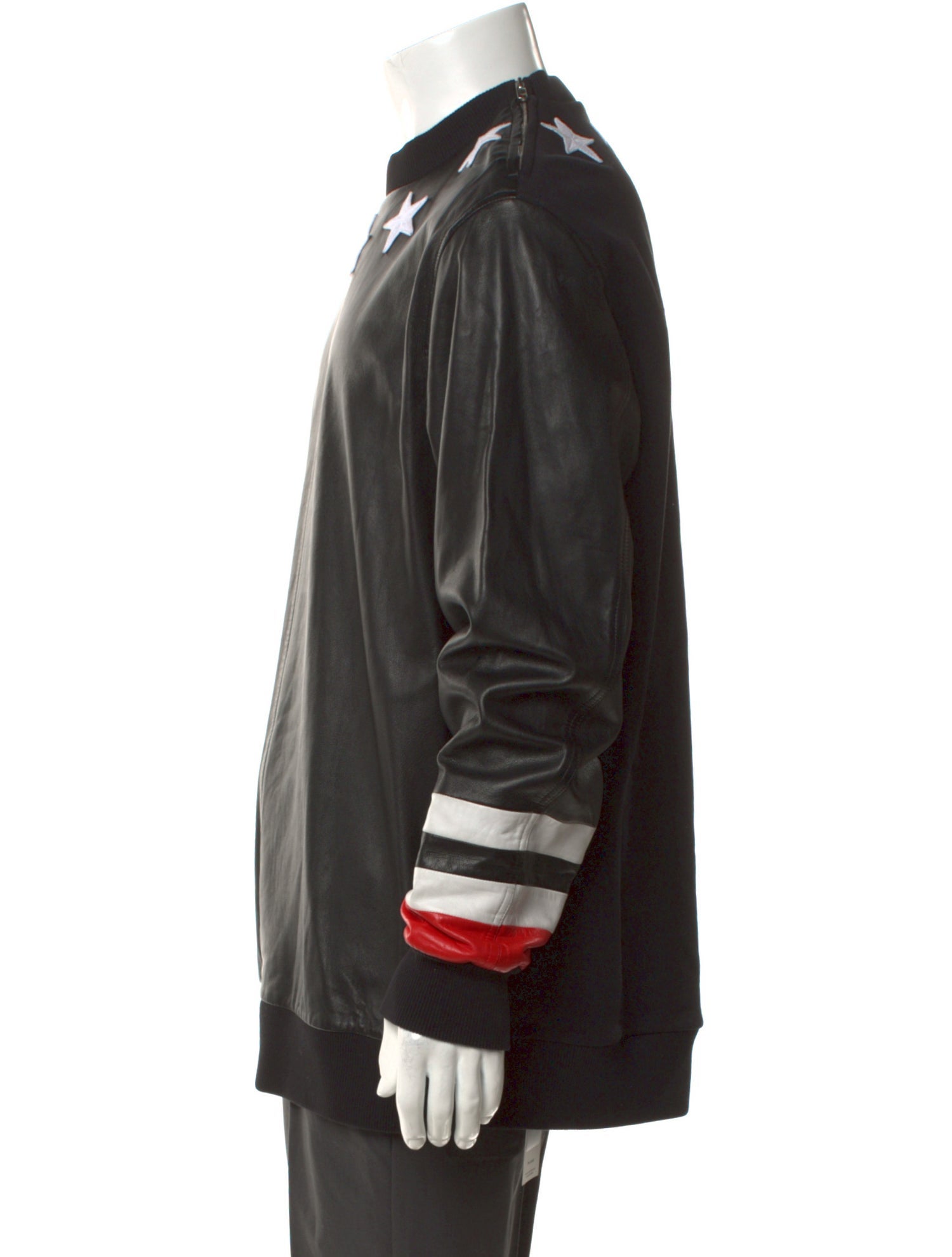 Givenchy Lambskin Graphic Print Pullover