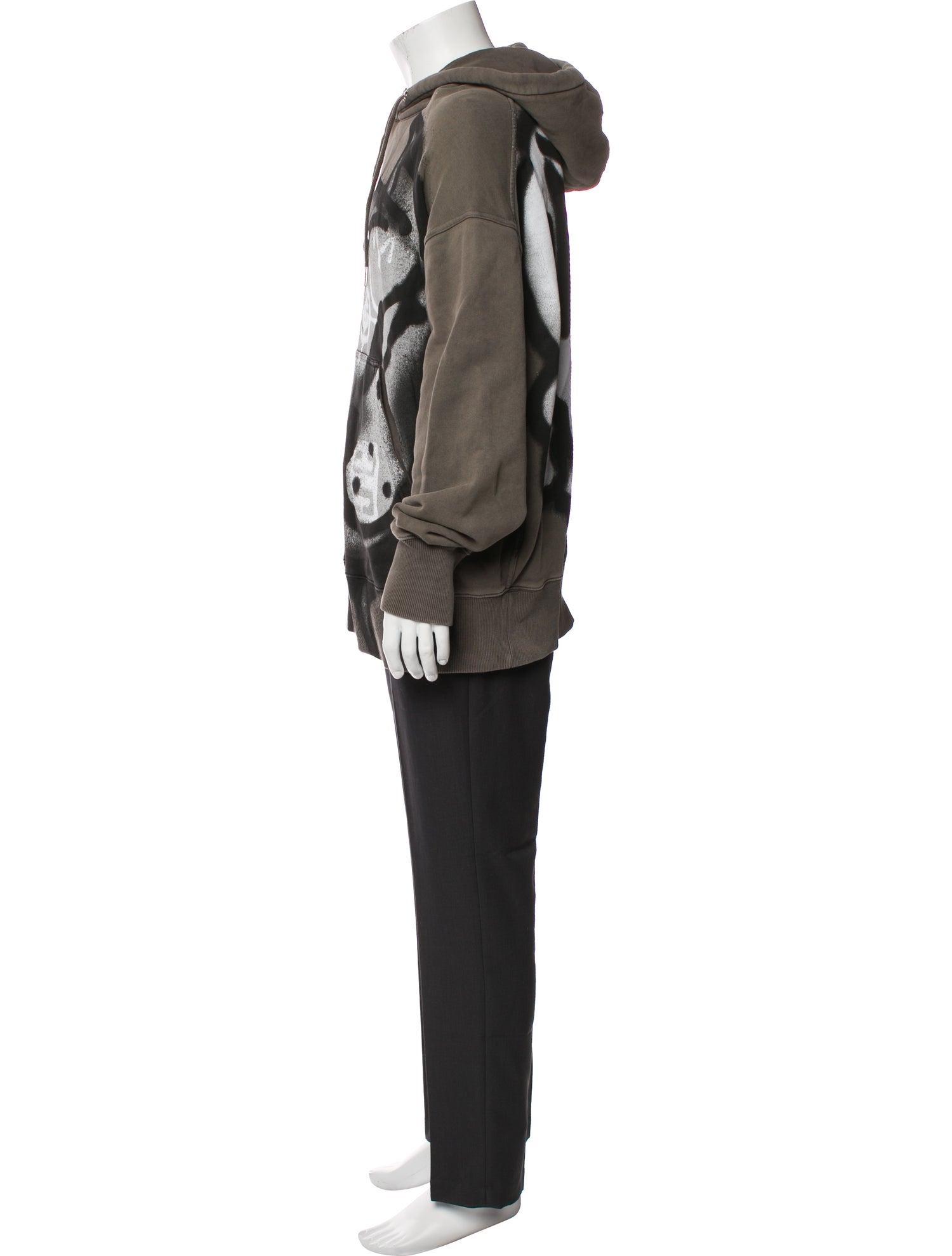 Givenchy Graphic Print Crew Neck Hoodie