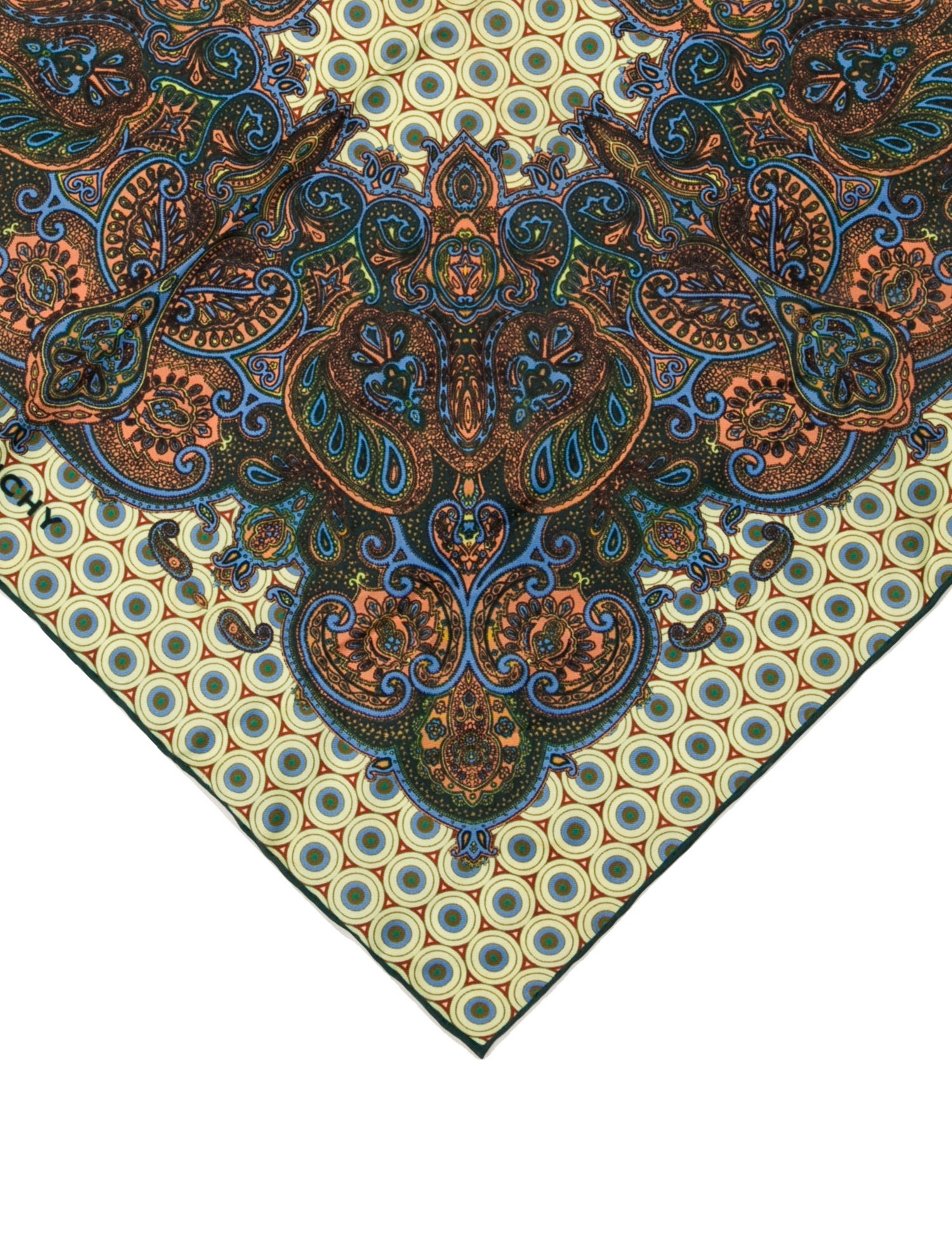 Givenchy Paisley Print Pocket Square