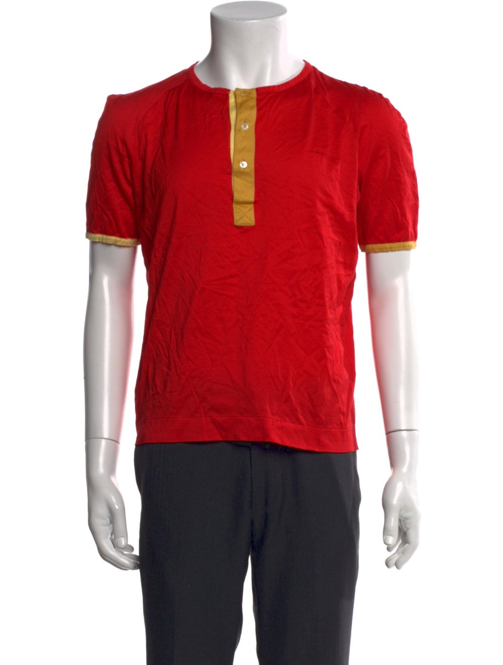 Givenchy Colorblock Pattern Short Sleeve Shirt - image 1