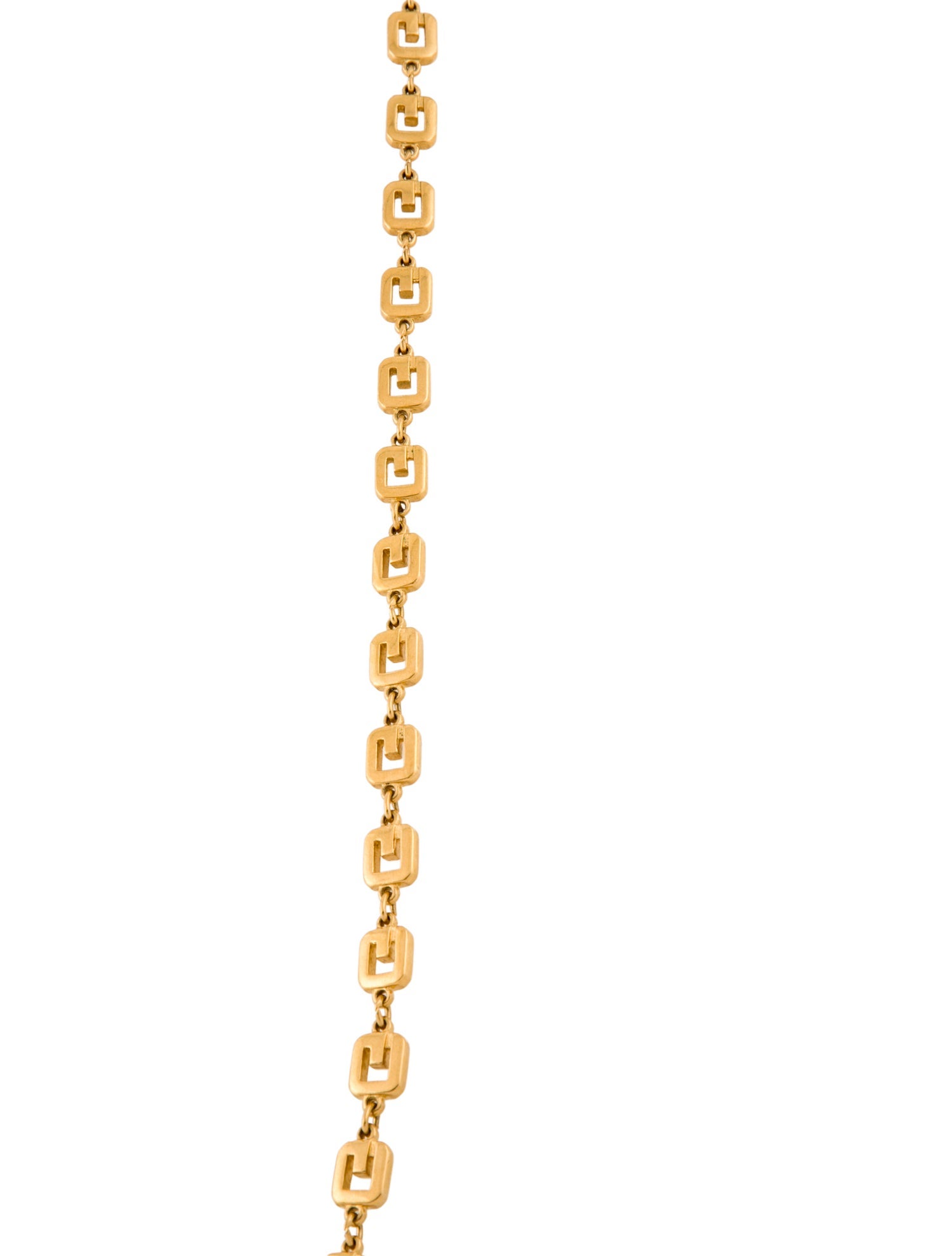 Givenchy Vintage G Station Necklace