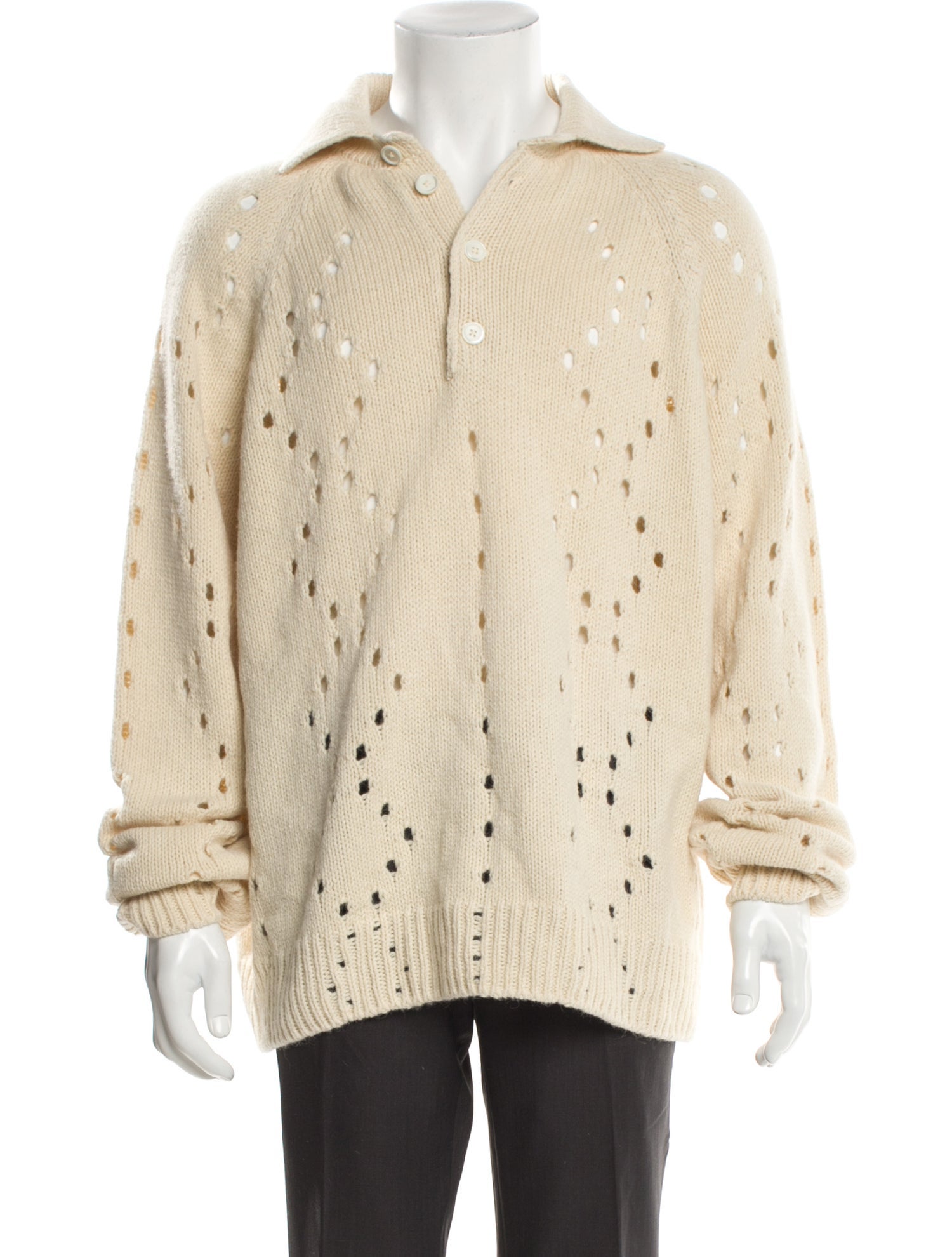 Givenchy Crew Neck Long Sleeve Cardigan w/ Tags