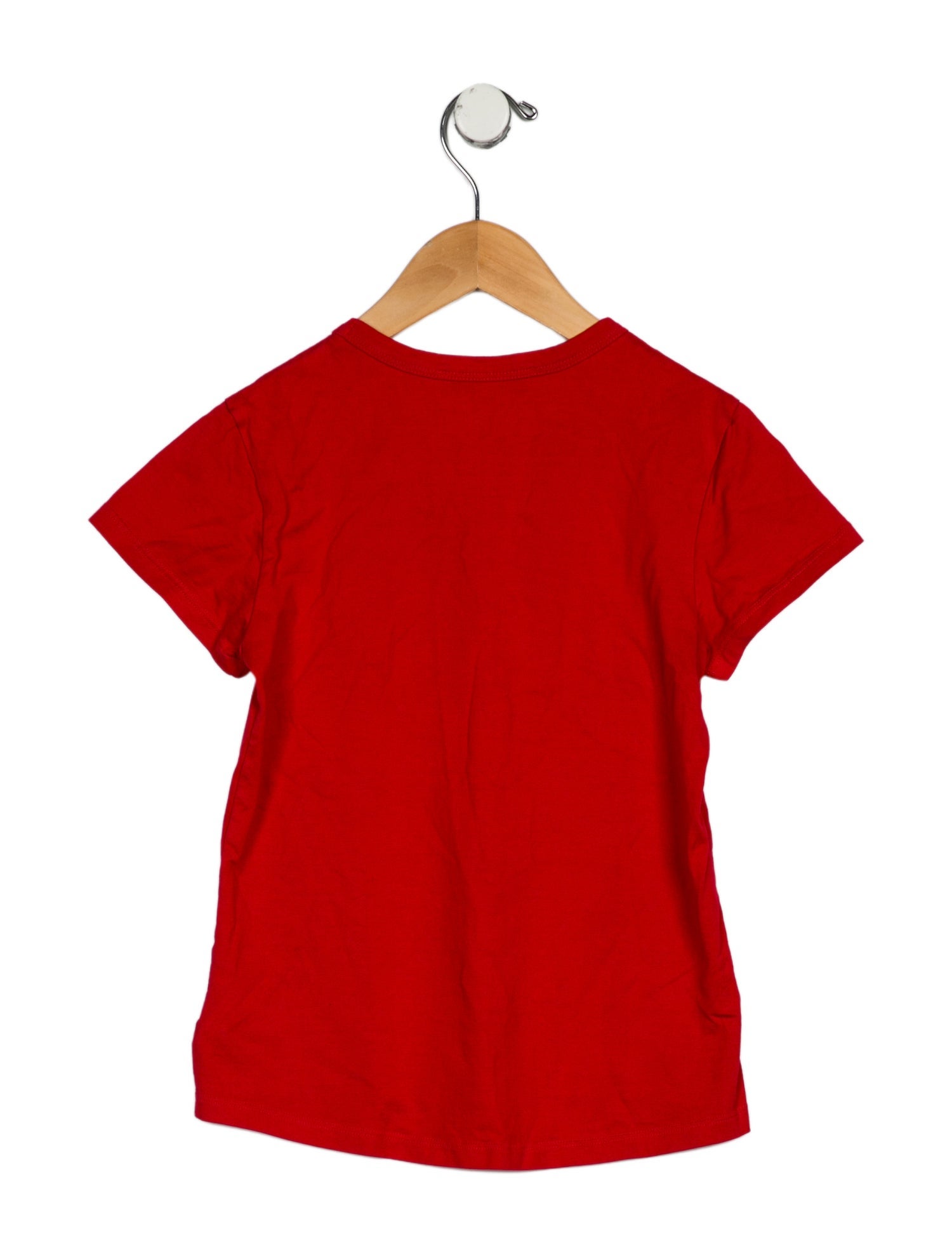 Givenchy Girls Short Sleeve Cotton Logo Print Top