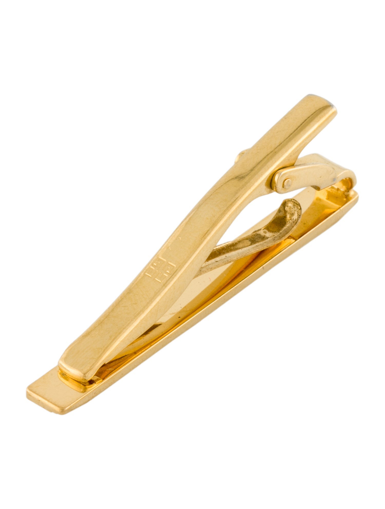 Givenchy Vintage Two-Tone 4G Tie Clip