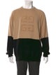 Givenchy Cashmere Colorblock Pattern Pullover