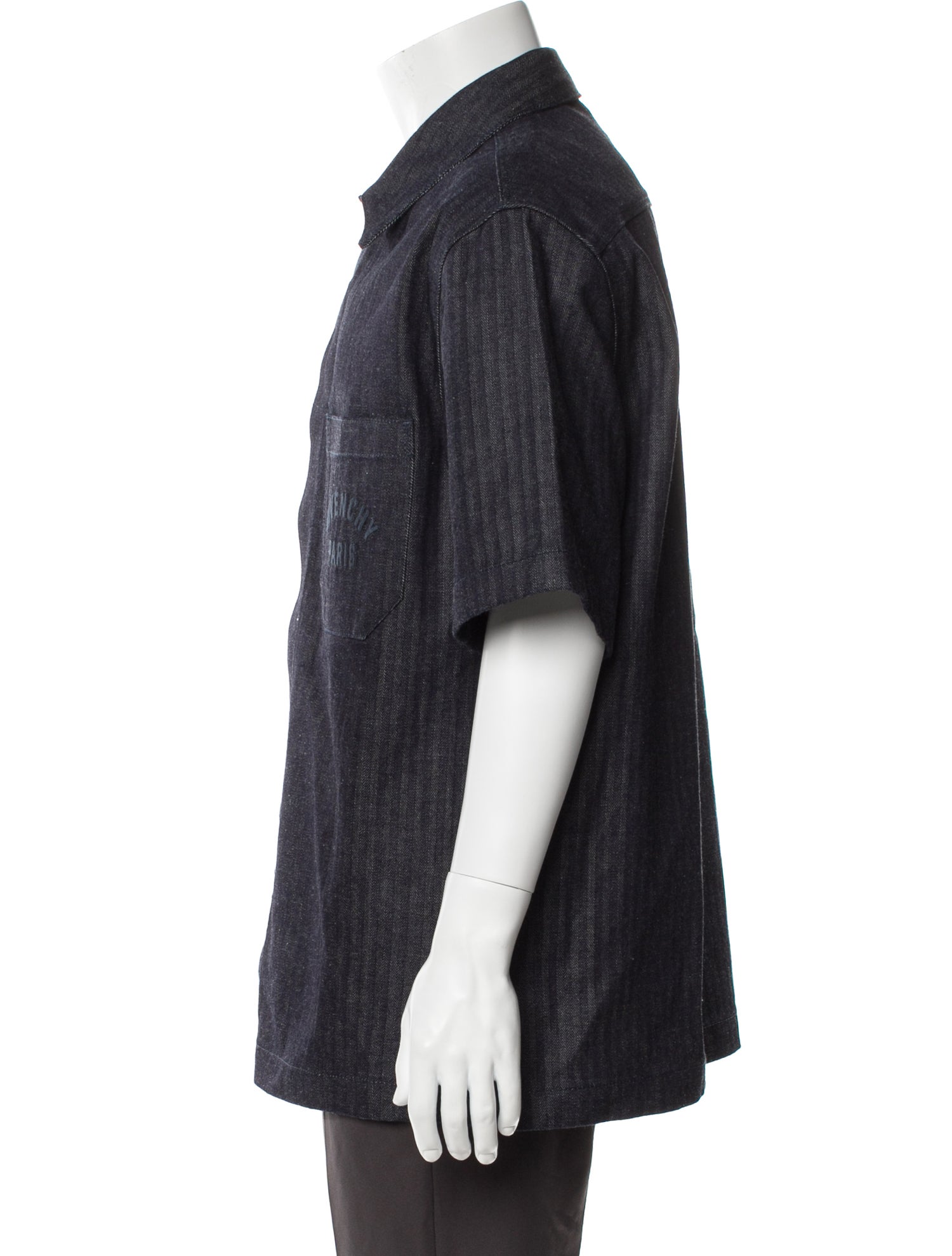 Givenchy Striped Short Sleeve Shirt w/ Tags