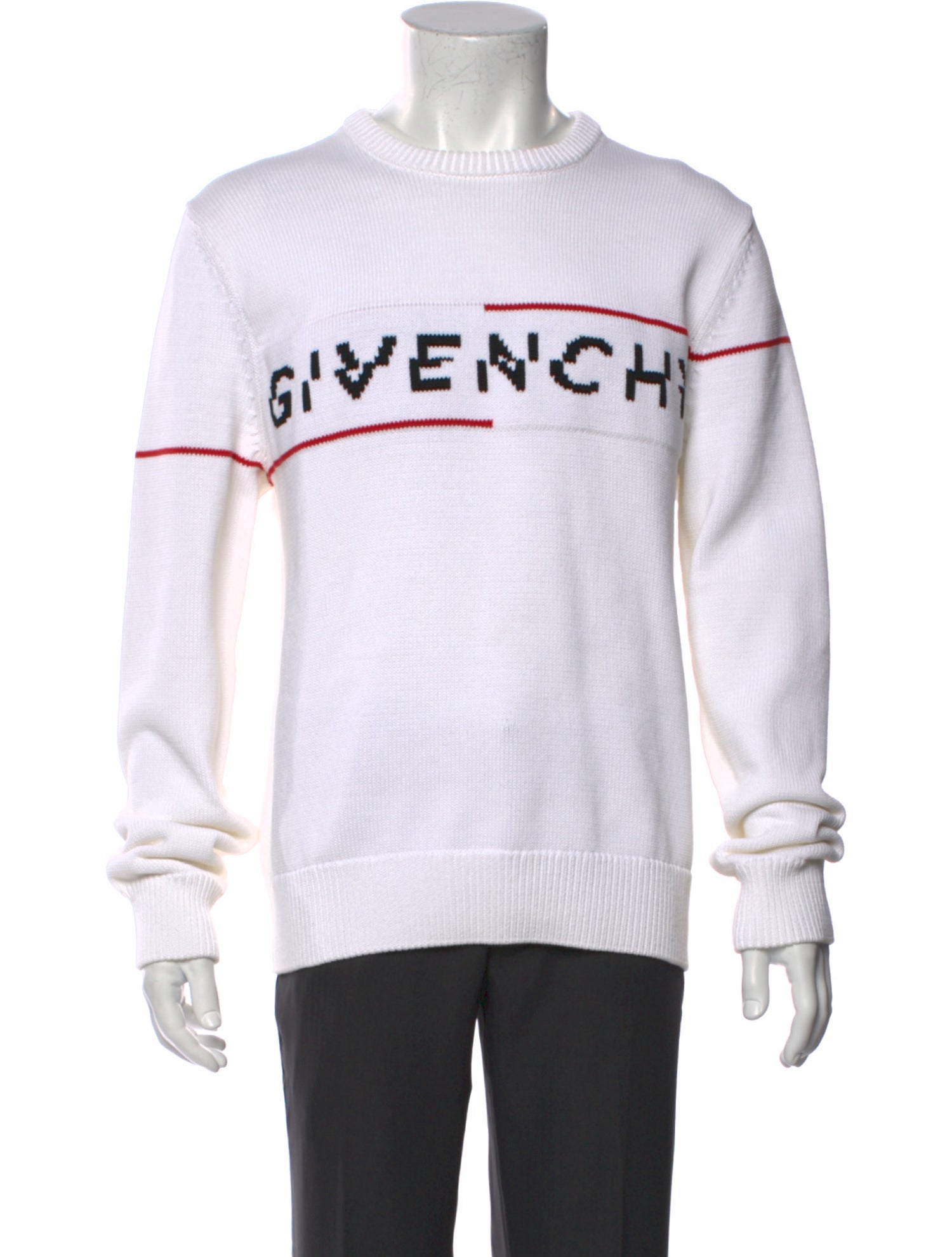 Givenchy Graphic Print Crew Neck Pullover