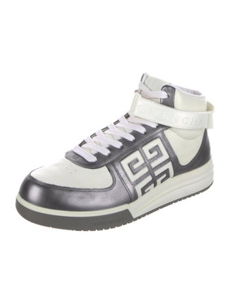 Givenchy Leather Colorblock Pattern Sneakers
