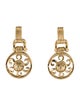 Givenchy Circle Door Knocker Drop Earring