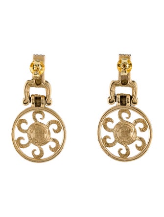 Givenchy Circle Door Knocker Drop Earring