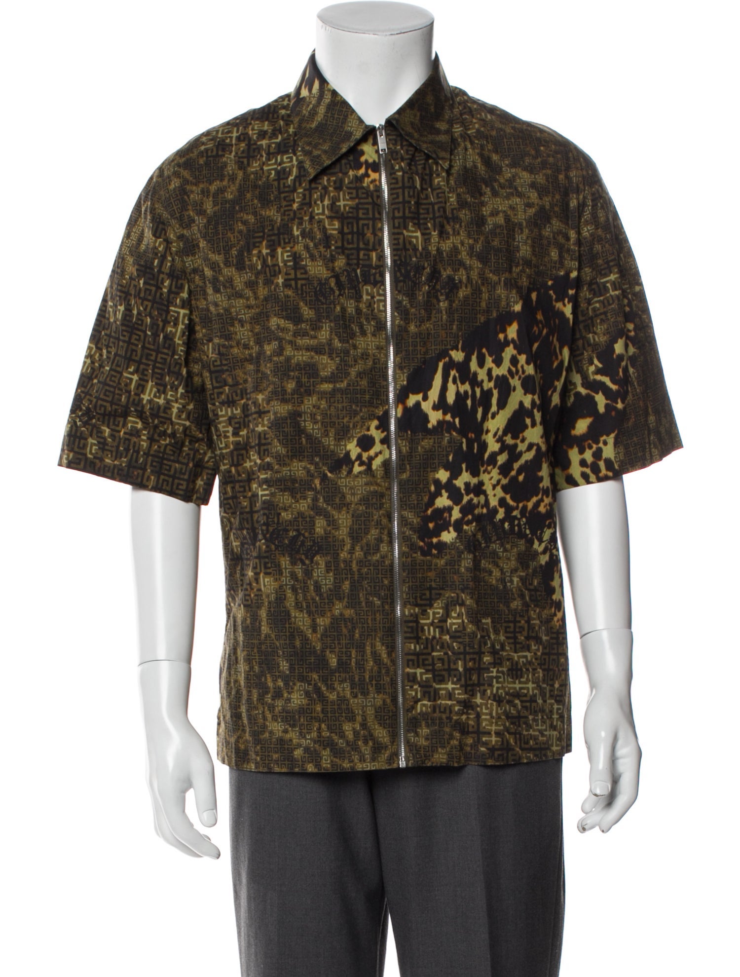 Givenchy Animal Print Trucker Jacket