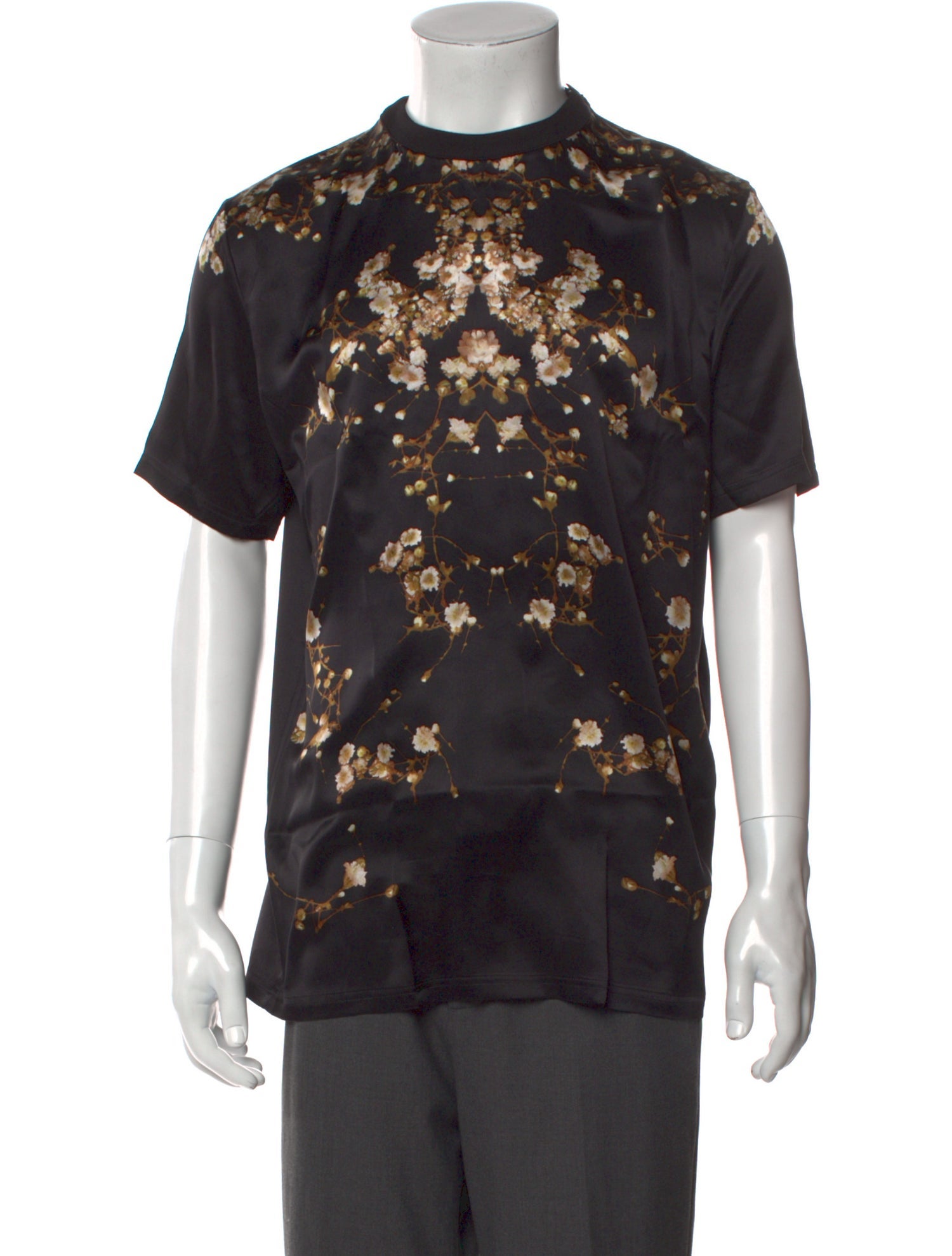Givenchy Silk Floral Print T-Shirt