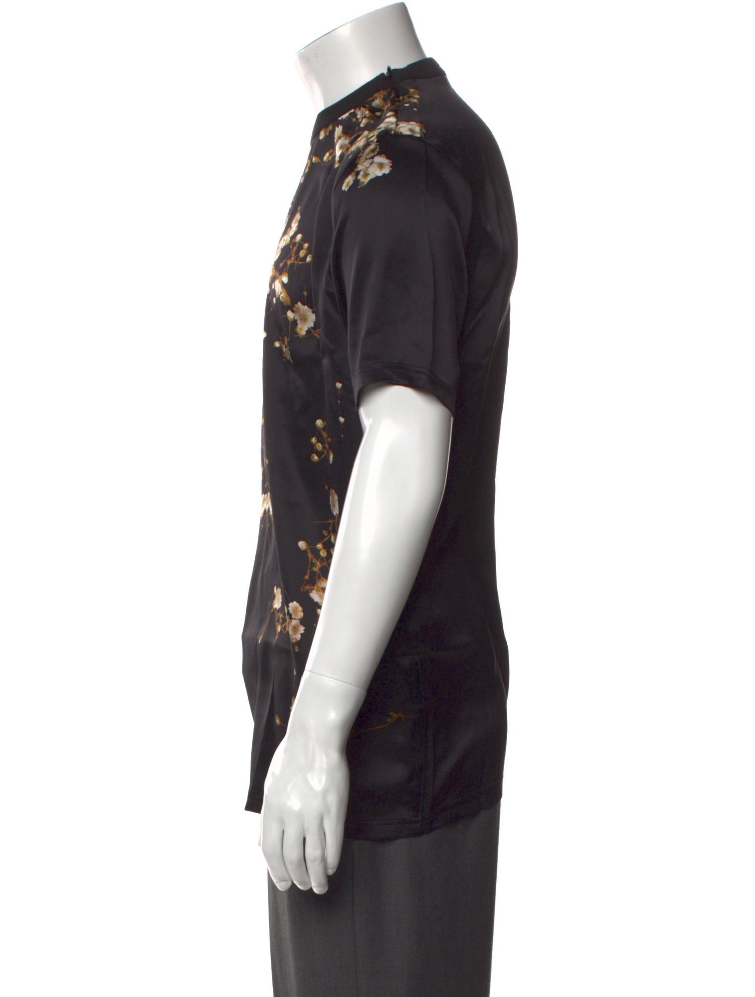 Givenchy Silk Floral Print T-Shirt