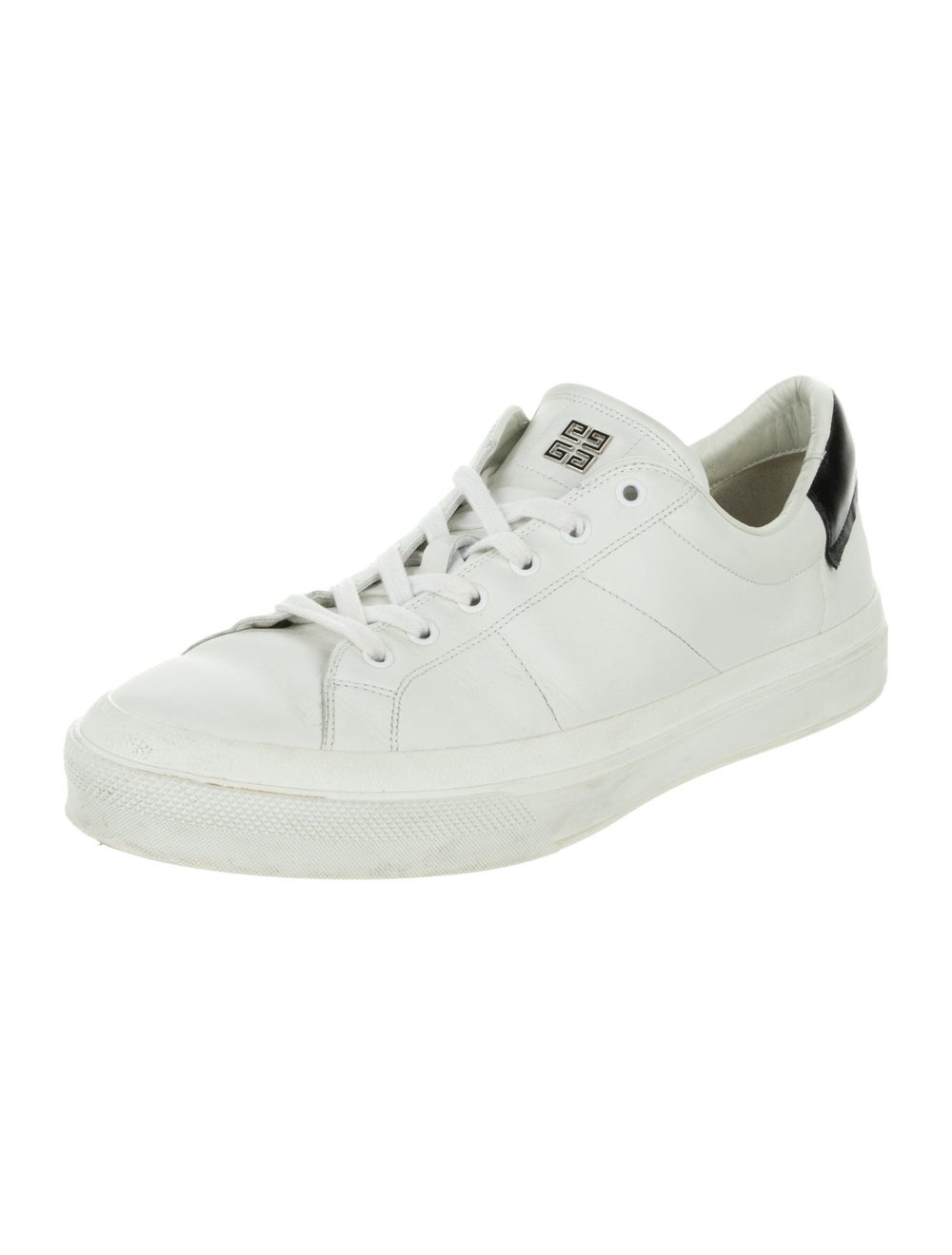 Givenchy Leather Colorblock Pattern Sneakers - image 2