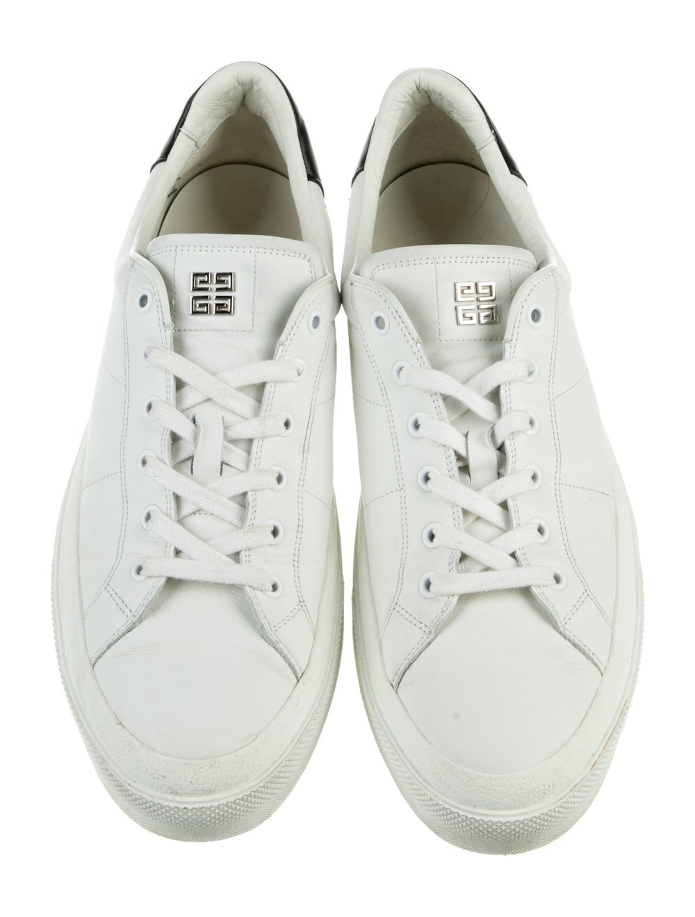 Givenchy Leather Colorblock Pattern Sneakers - image 3