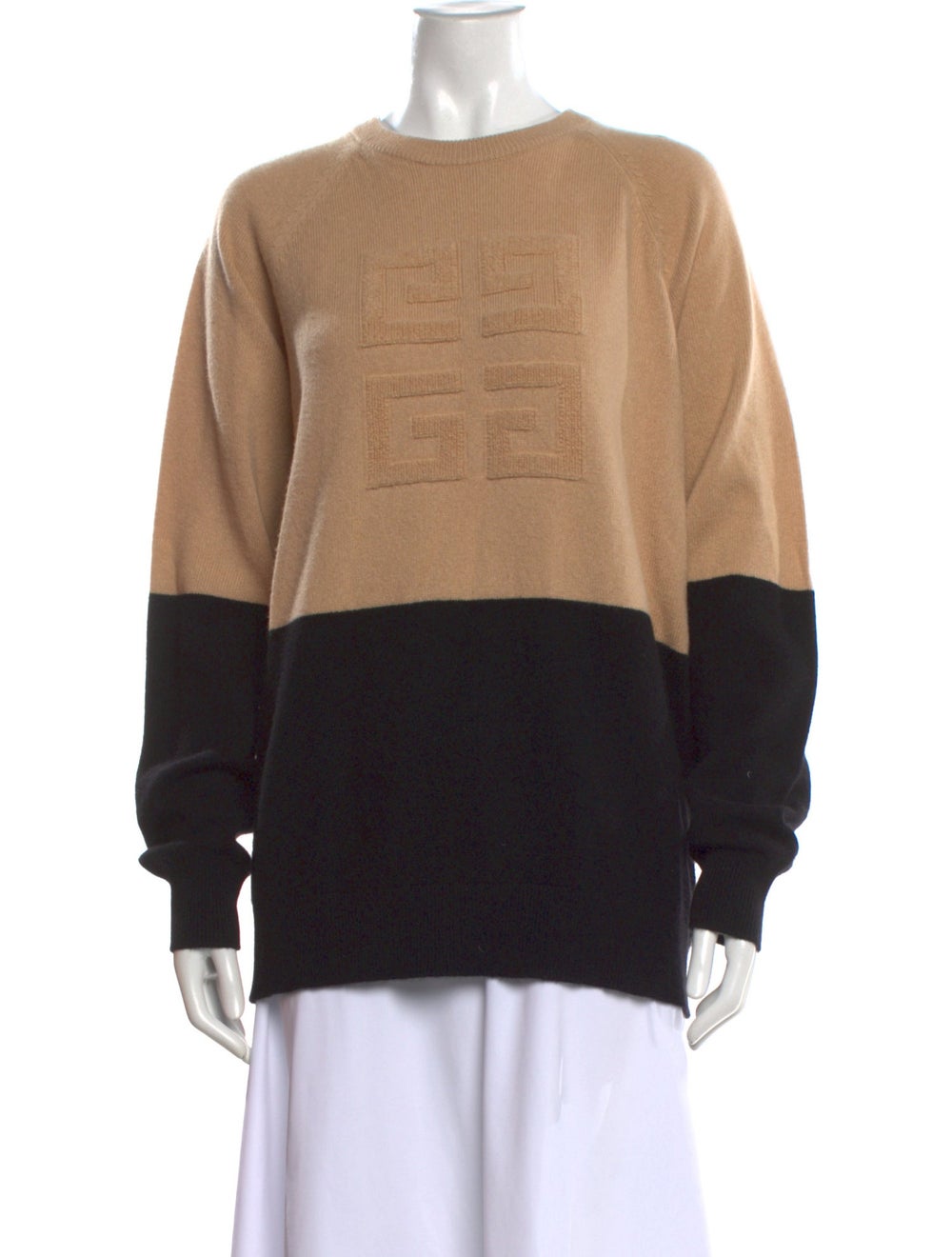 Givenchy Cashmere Colorblock Pattern Sweater - image 1
