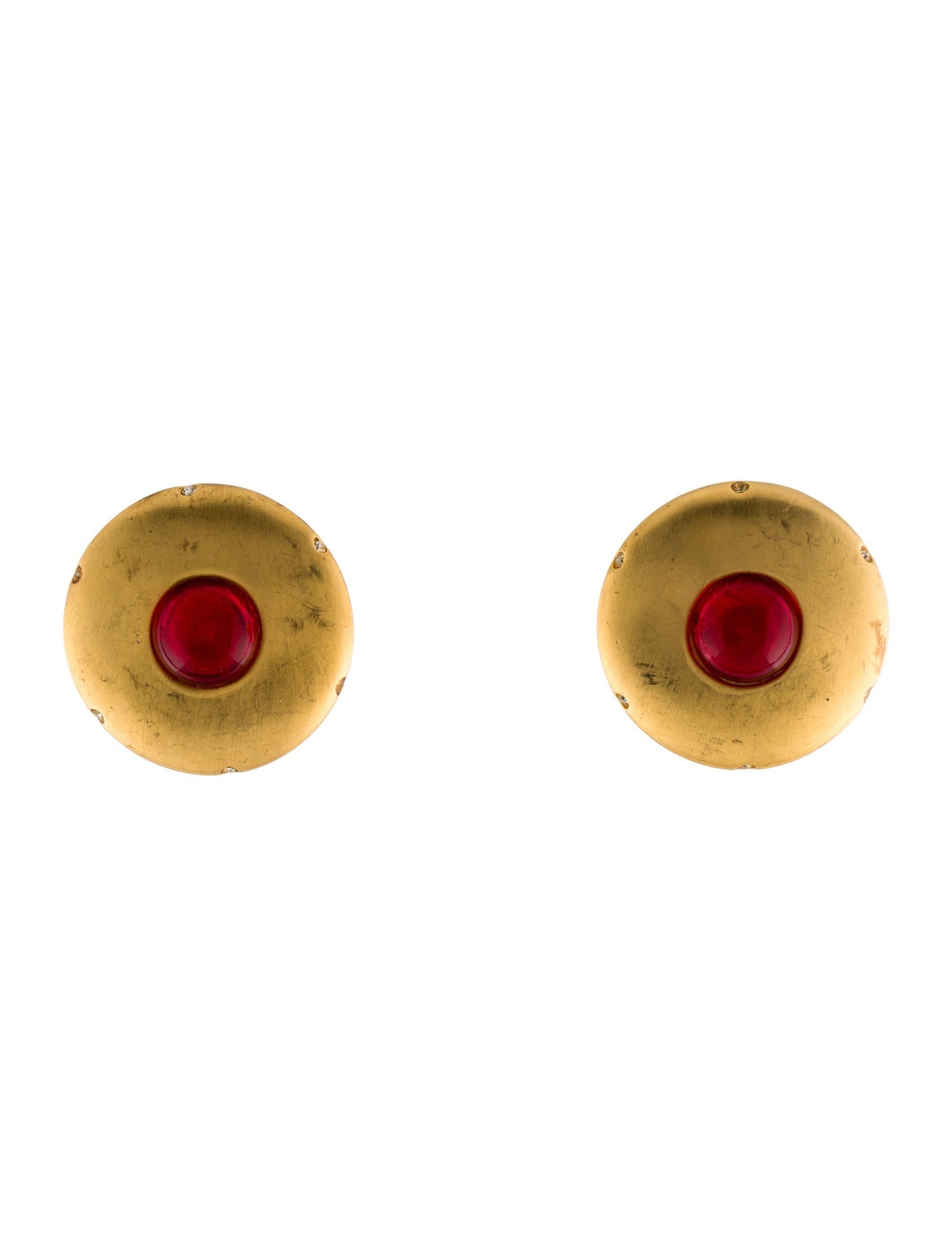 Givenchy Crystal Clip-On Earrings