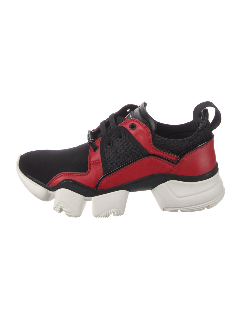 Givenchy Leather Colorblock Pattern Sneakers - image 1