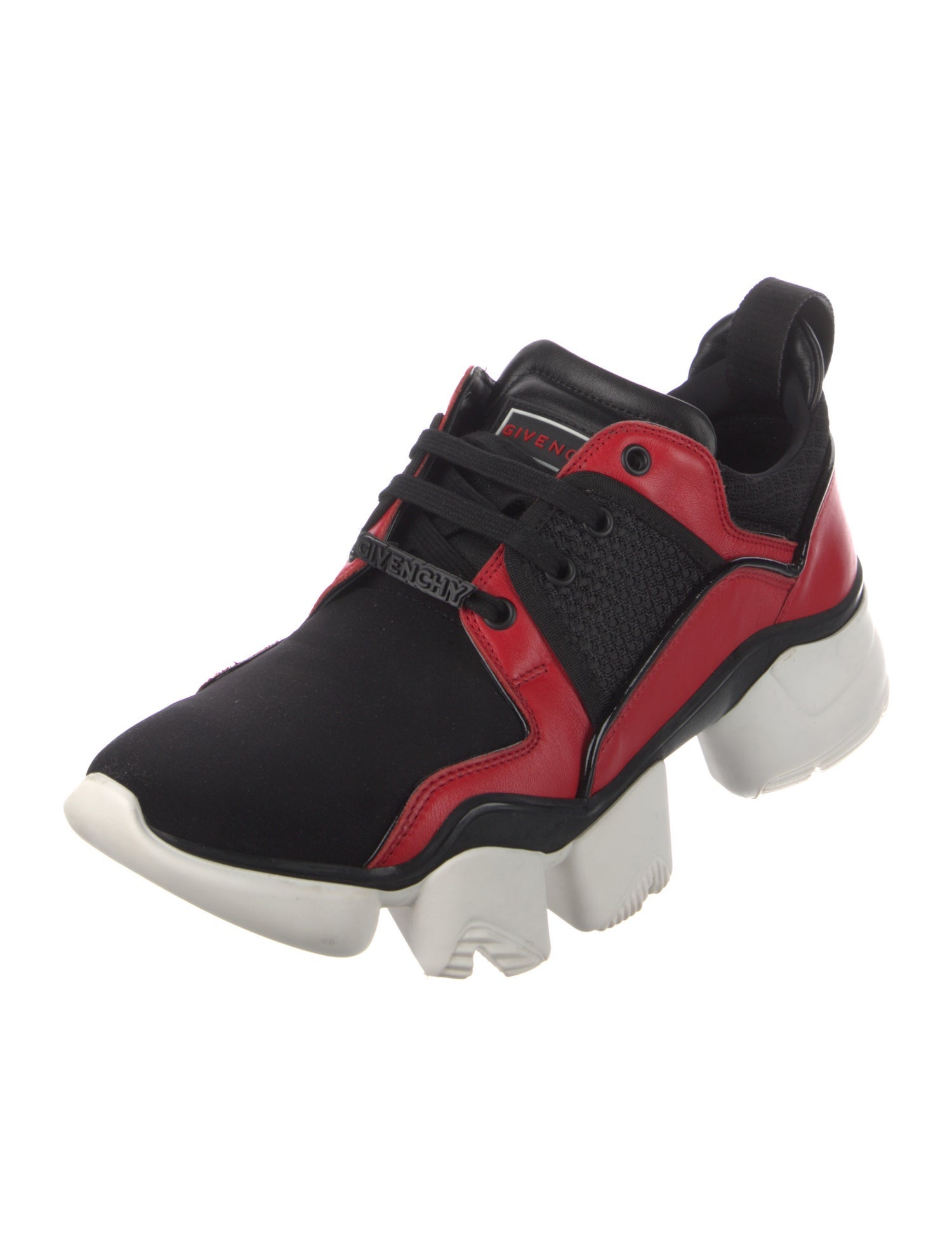 Givenchy Leather Colorblock Pattern Sneakers