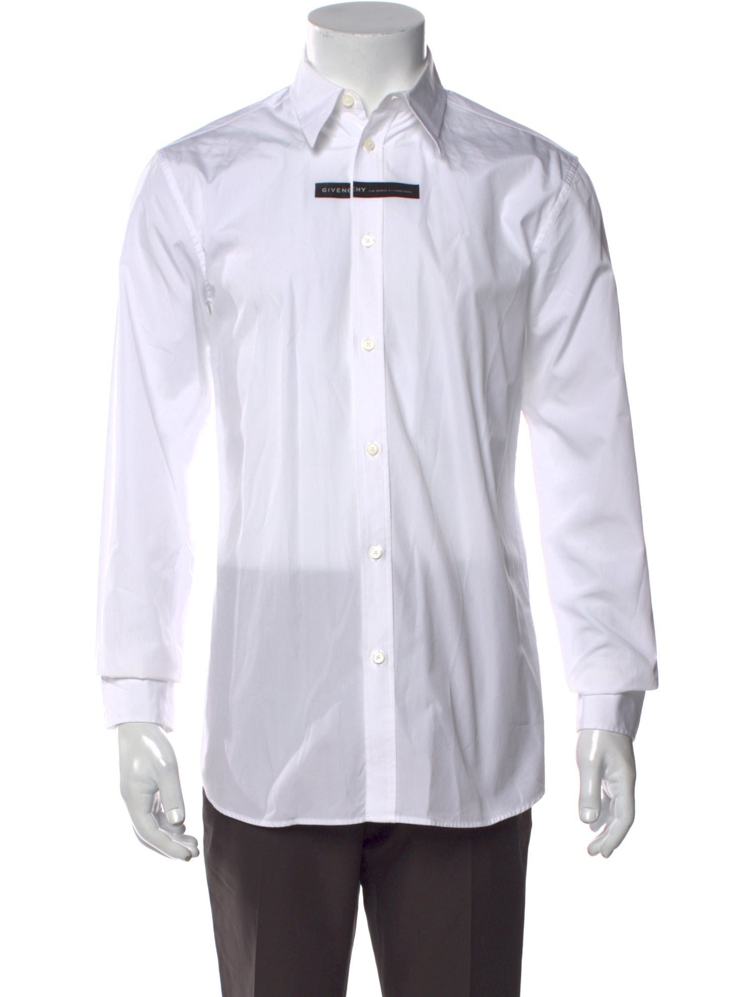 Givenchy Striped Long Sleeve Dress Shirt